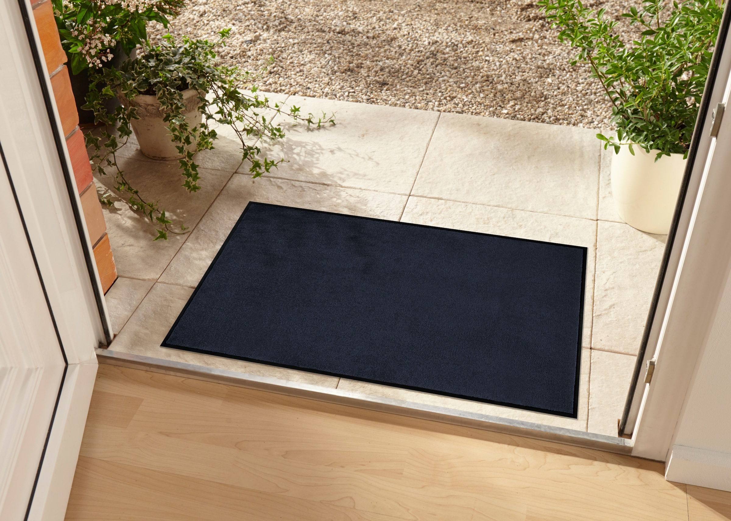 my home Fussmatte »Triton«, rechteckig, 7 mm Höhe, Schmutzfangmatte, Türmatte, In- und Outdoor, Läufer, waschbar