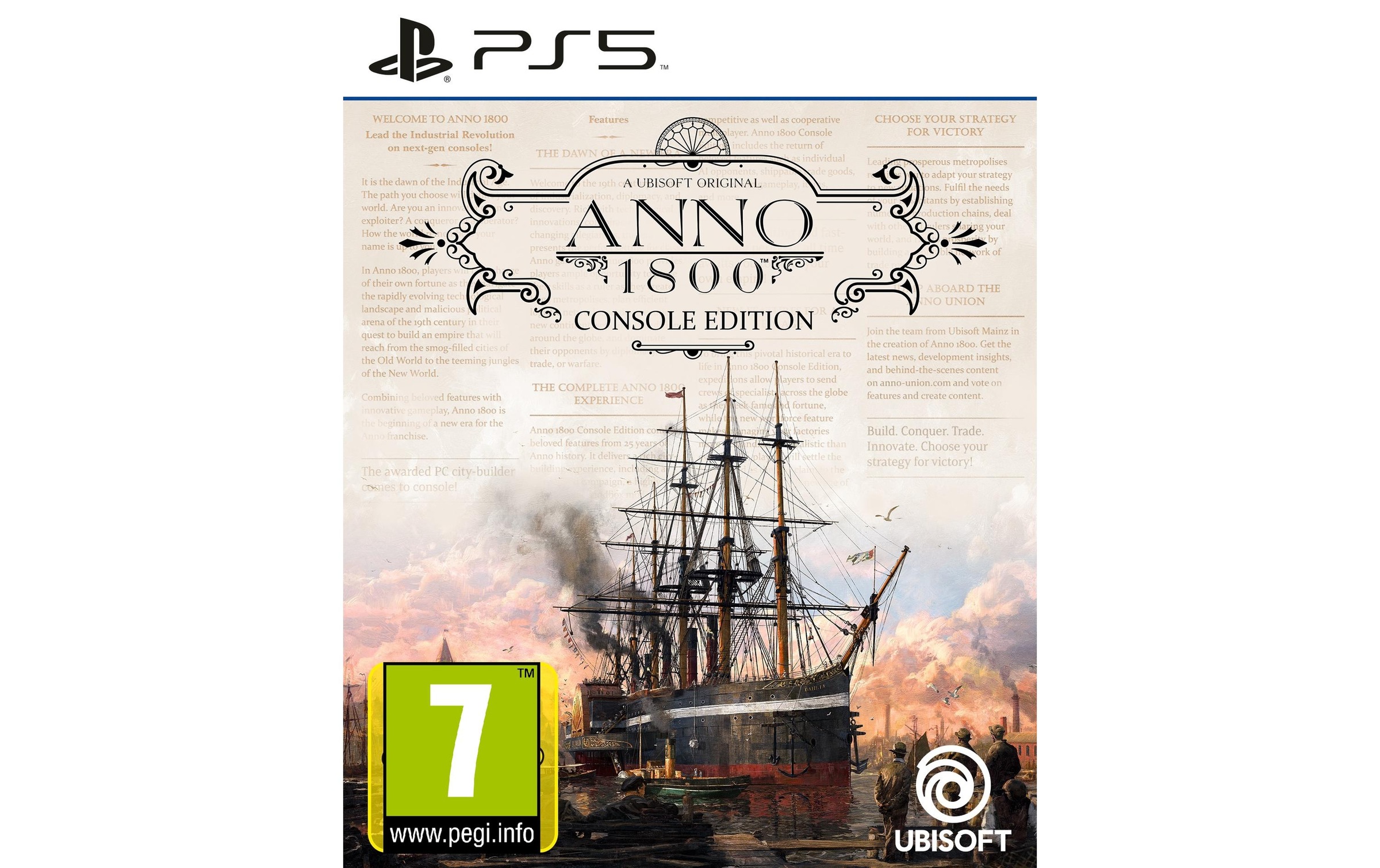 ➥ UBISOFT Spielesoftware »ANNO 1800 Console Edition, PS5«, PlayStation 5  jetzt shoppen | Jelmoli-Versand | PS5-Spiele
