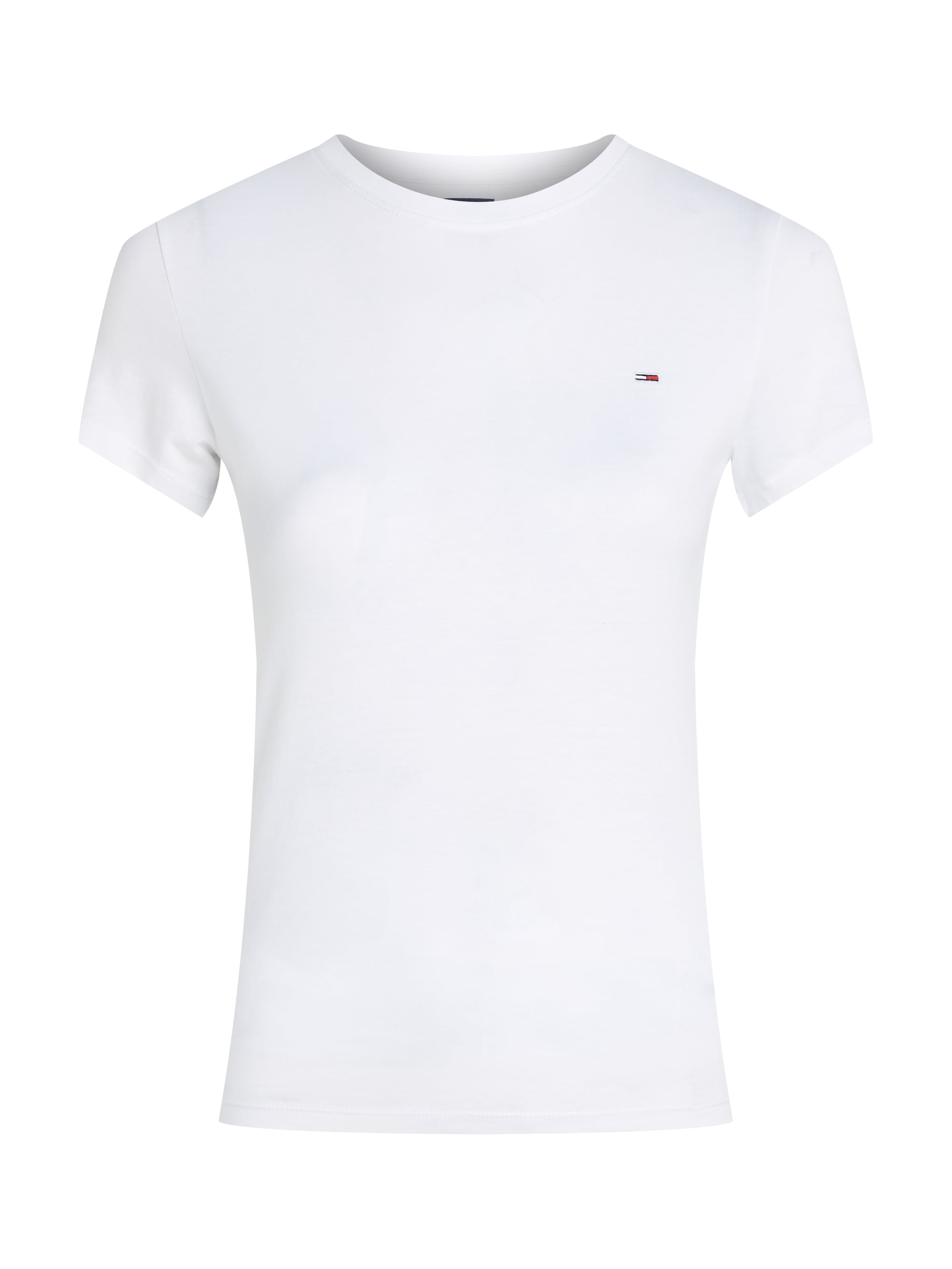 Tommy Jeans T-Shirt »TJW SLIM C-NECK TEE«, mit Logo-Stickerei