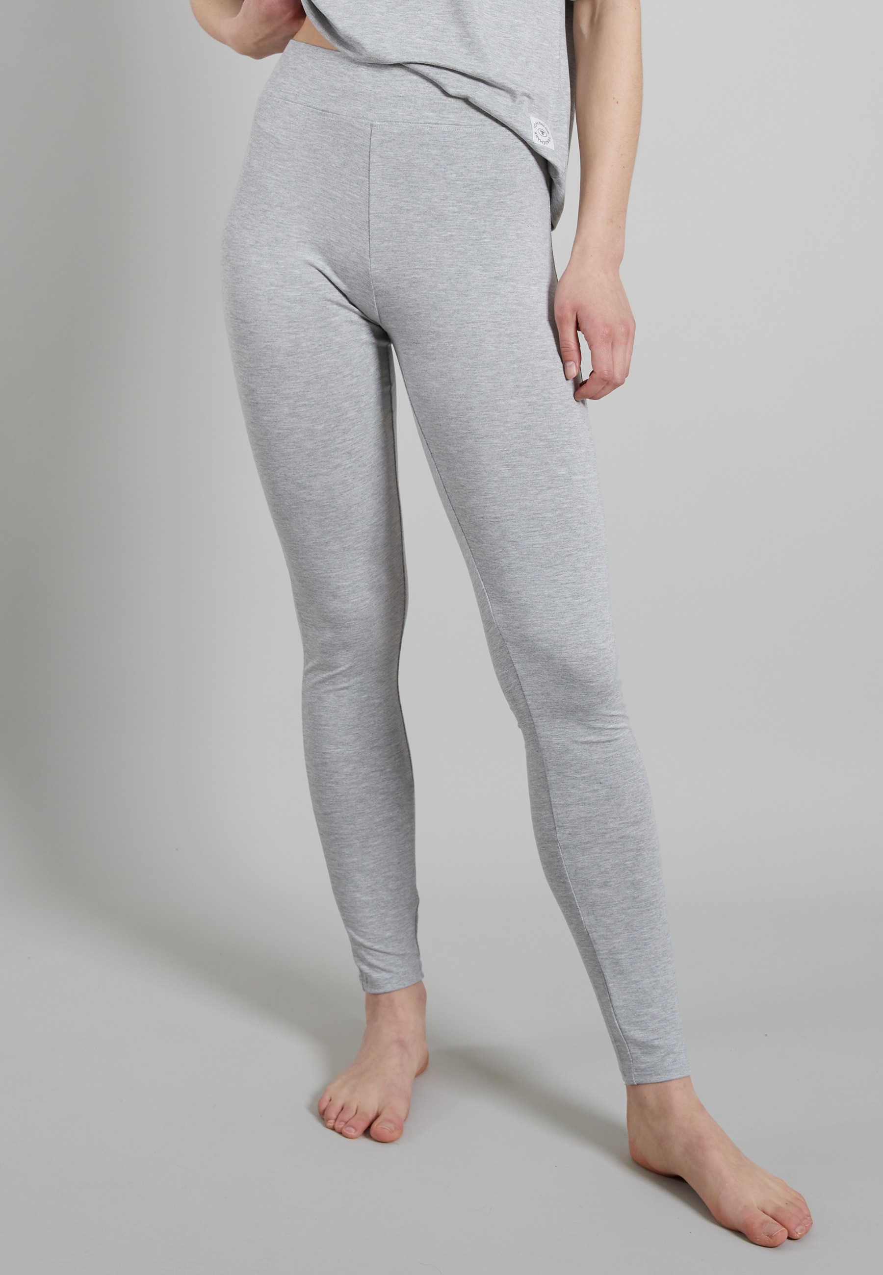TOM TAILOR Leggings »Manila«, Logobund, eng, leicht, elastisch, basic, bequem, Viskosemix