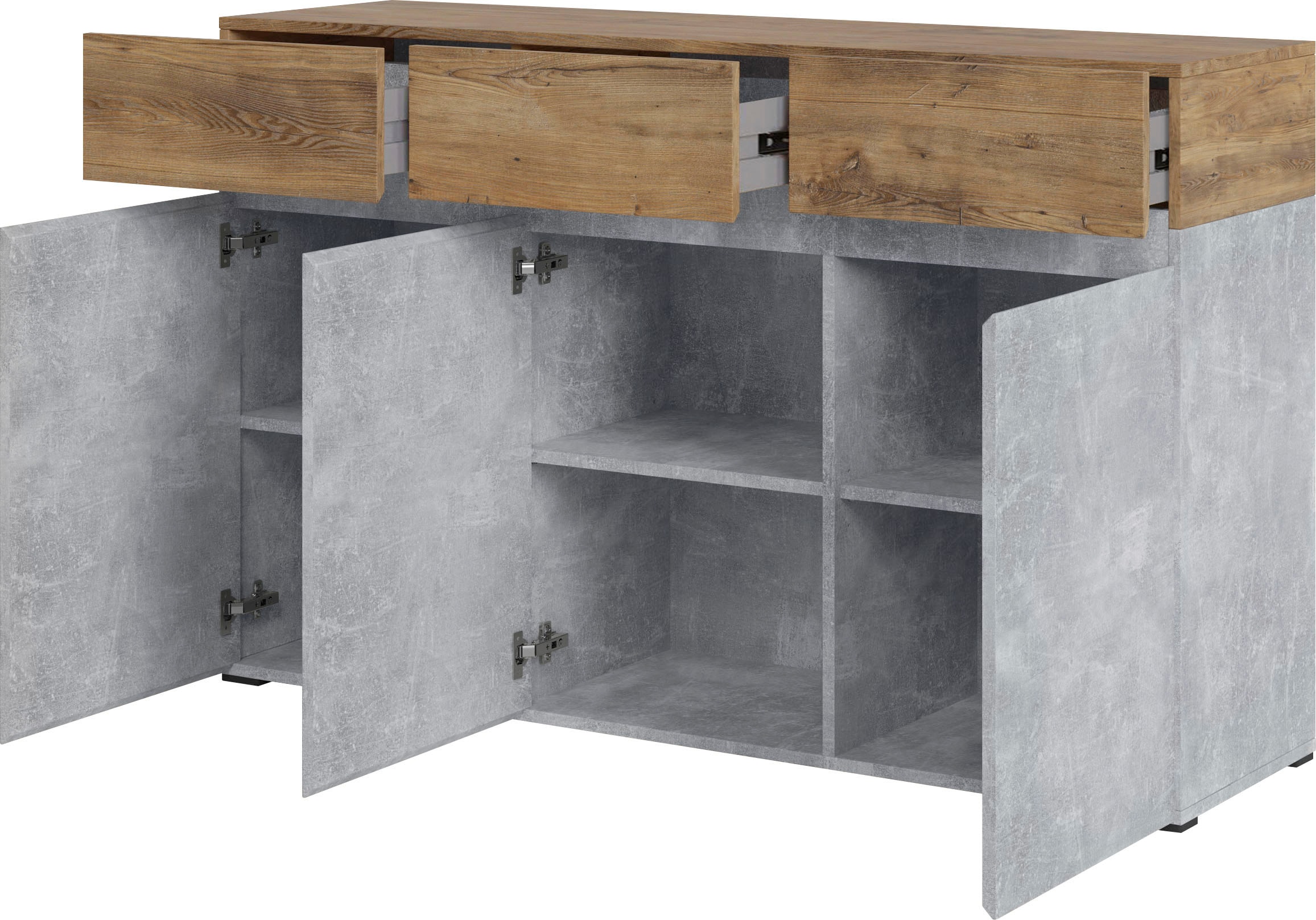 INOSIGN Sideboard »Rimini«, Breite 135 cm