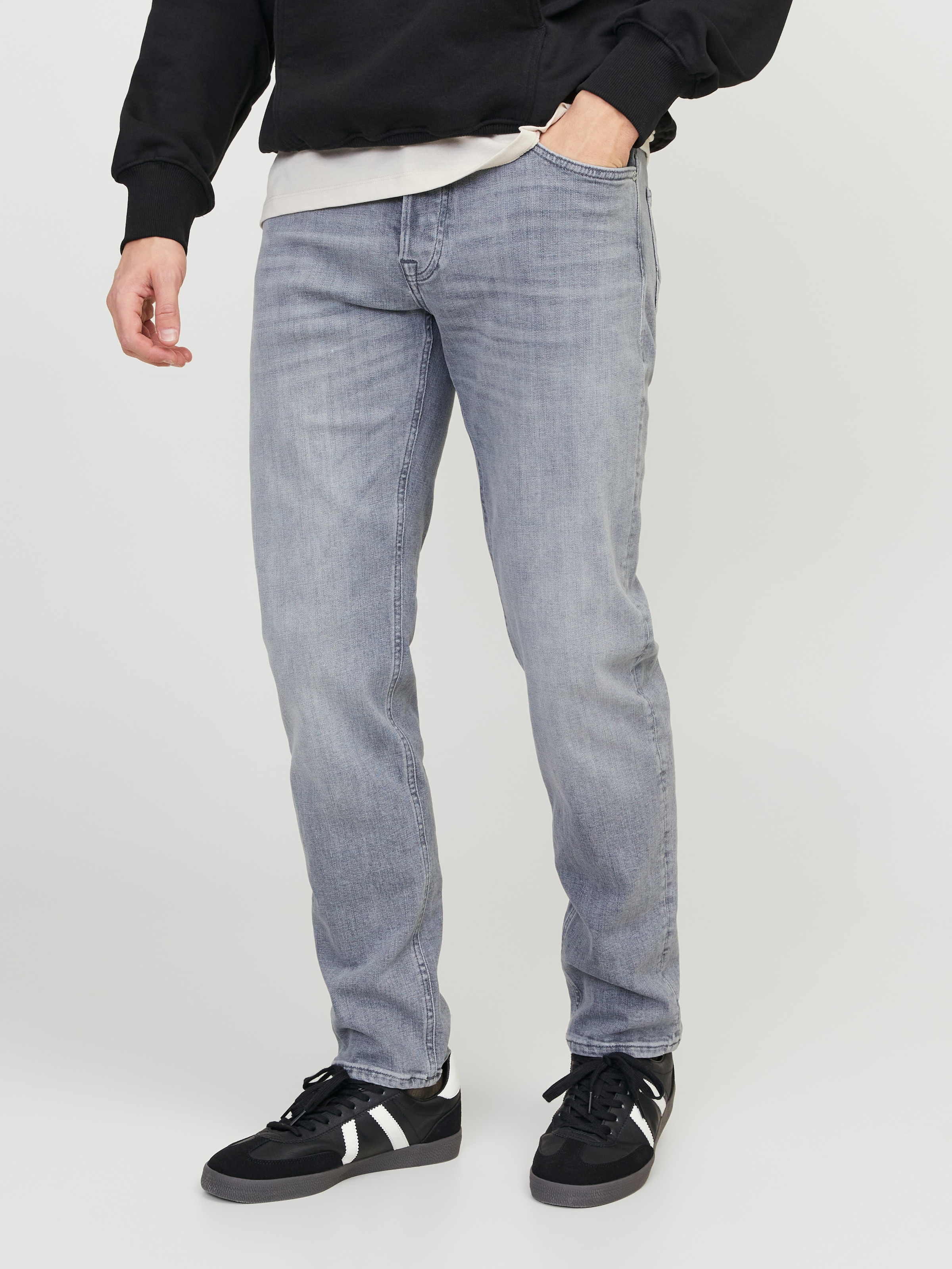 Jack & Jones Tapered-fit-Jeans »JJIMIKE JJORIGINAL CJ SN« mit Five-Pocket-Design