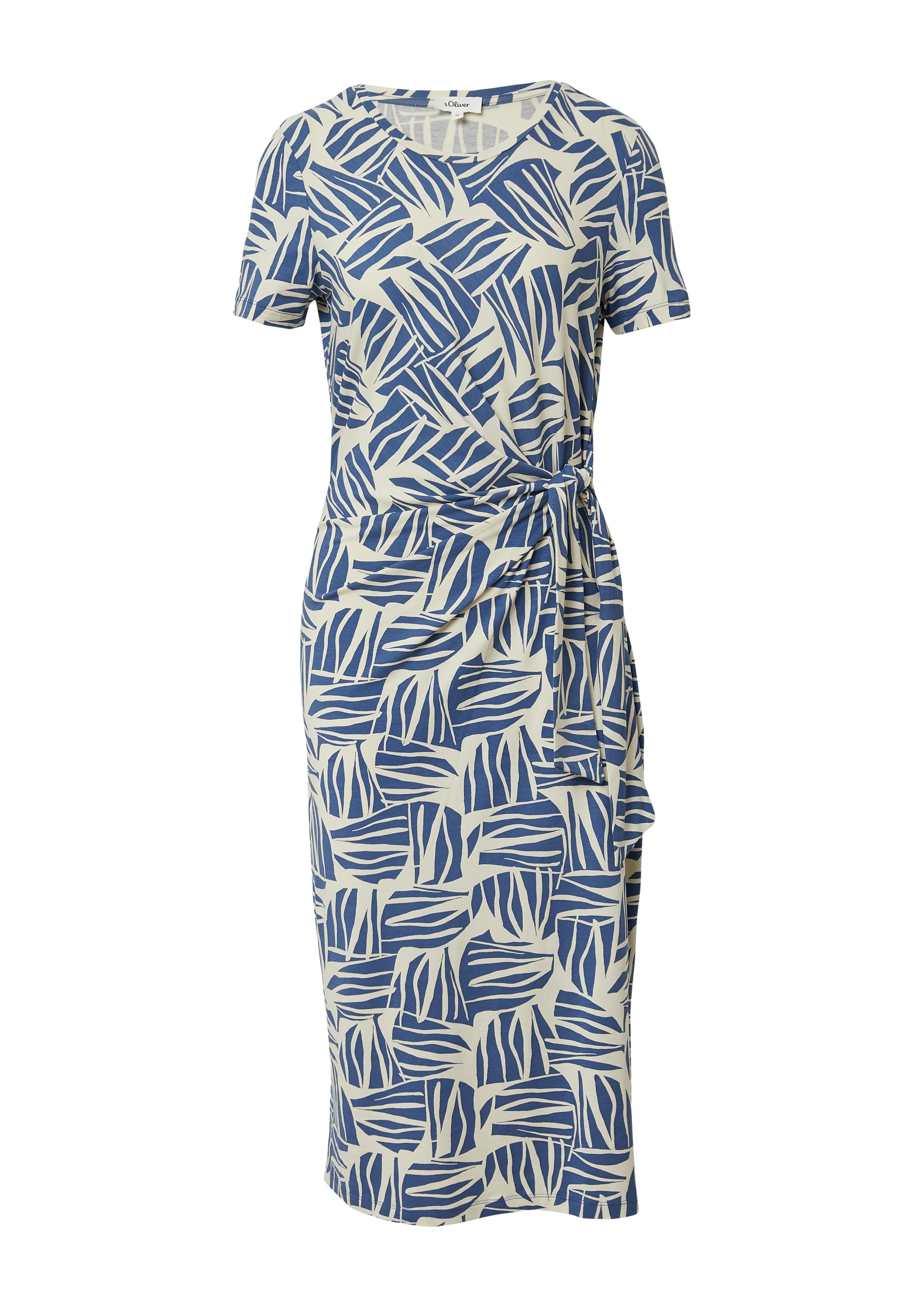 s.Oliver Jerseykleid, mit Knoten-Detail