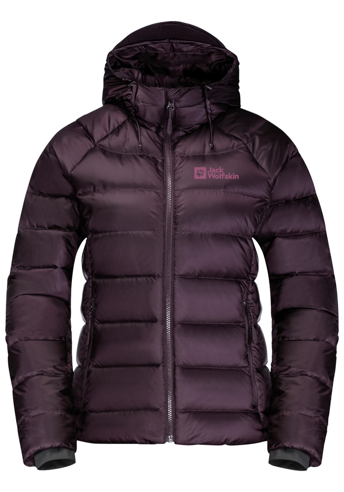 Jack Wolfskin Daunenjacke »NEBELHORN DOWN HOODY W«, mit Kapuze