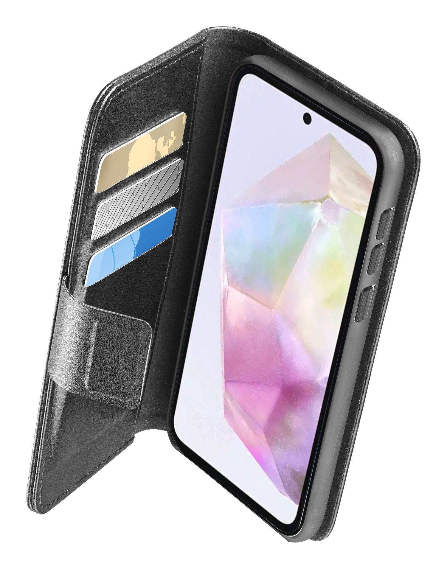 Cellularline Handyhülle »Book Agenda 2 Case Samsung Galaxy A36 5G/ A56 5G«, Samsung Galaxy A36 5G-Samsung Galaxy A56 5G, Backcover, Schutzhülle, Handyschutzhülle, Case, Schutzcase, stossfest