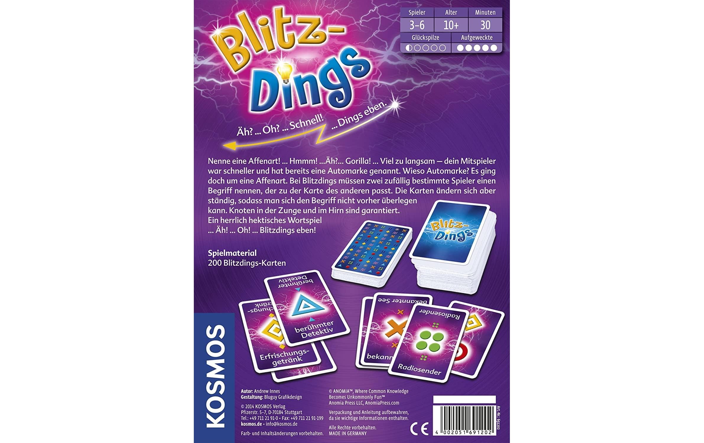 Kosmos Spiel »Blitzdings«