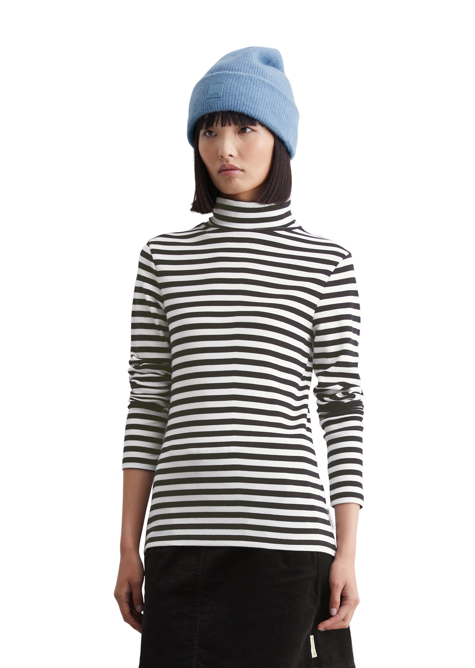 Marc O'Polo DENIM Langarmshirt mit Rollkragen