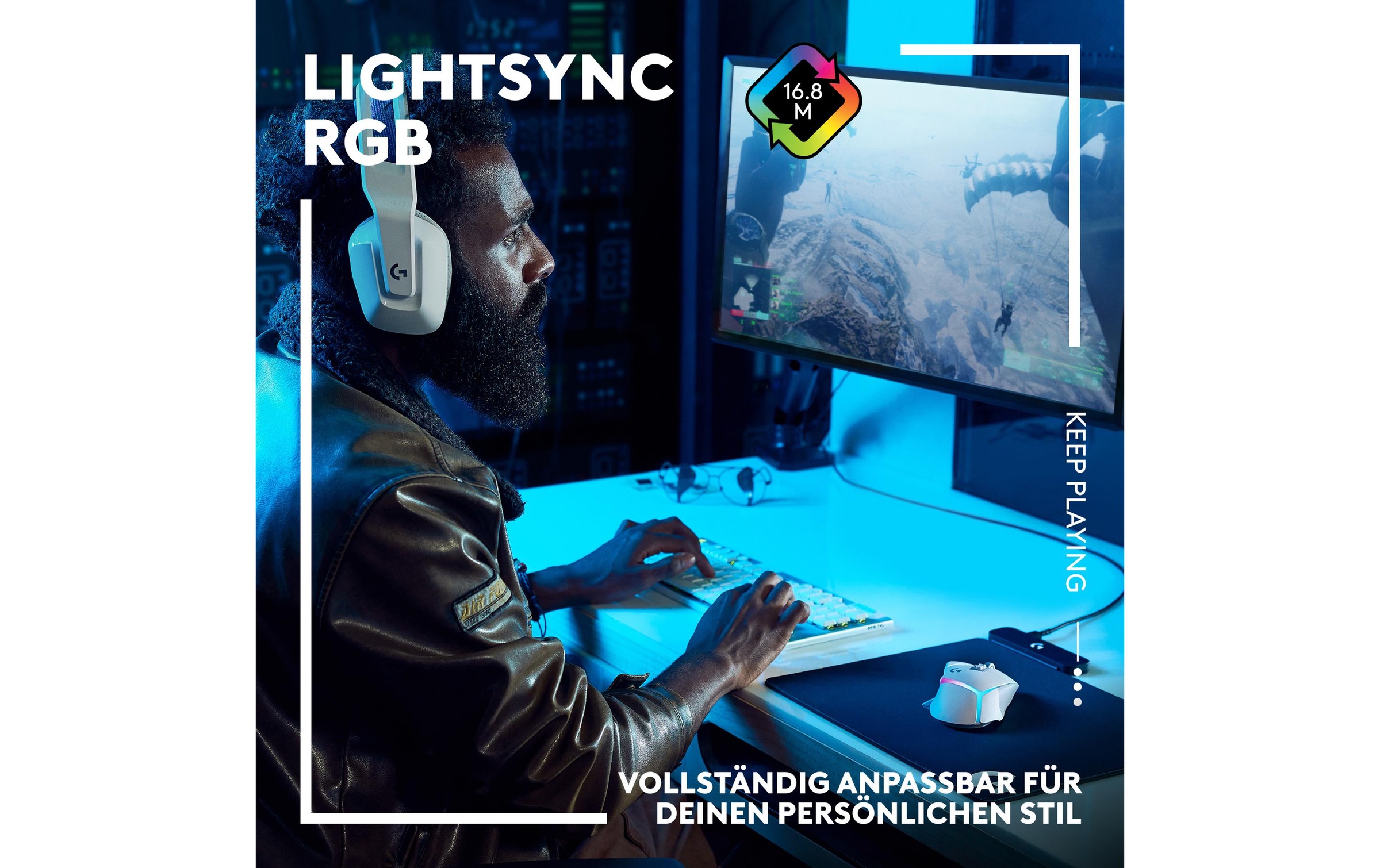 Logitech Gaming-Maus »Logitech G502 X Plus white«, kabellos