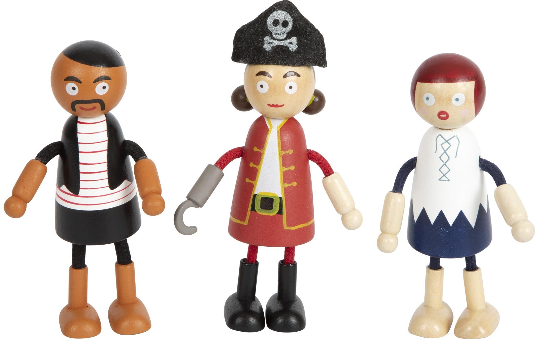 Small Foot Anziehpuppe »Piraten Figuren«