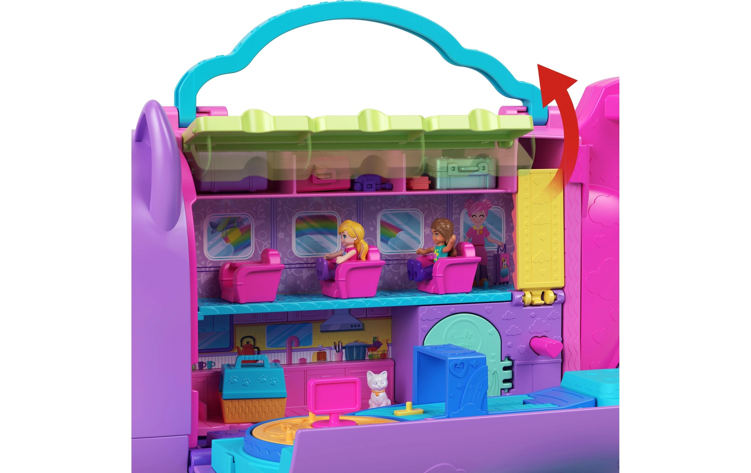 Polly Pocket Spielzeug-Flugzeug »Kitty Plane«