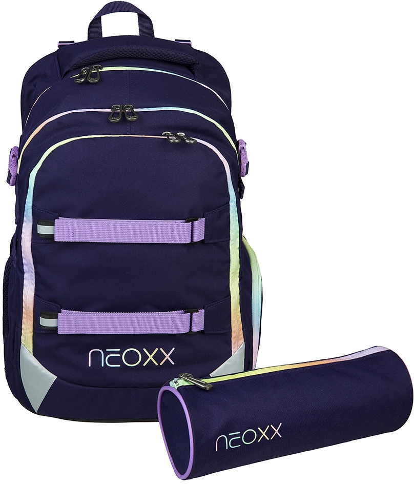 ✵ neoxx Schulrucksack »Active, Mindful Magic«, reflektierende Details, aus recycelten  PET-Flaschen; inklusive Schlamperetui online ordern | Jelmoli-Versand