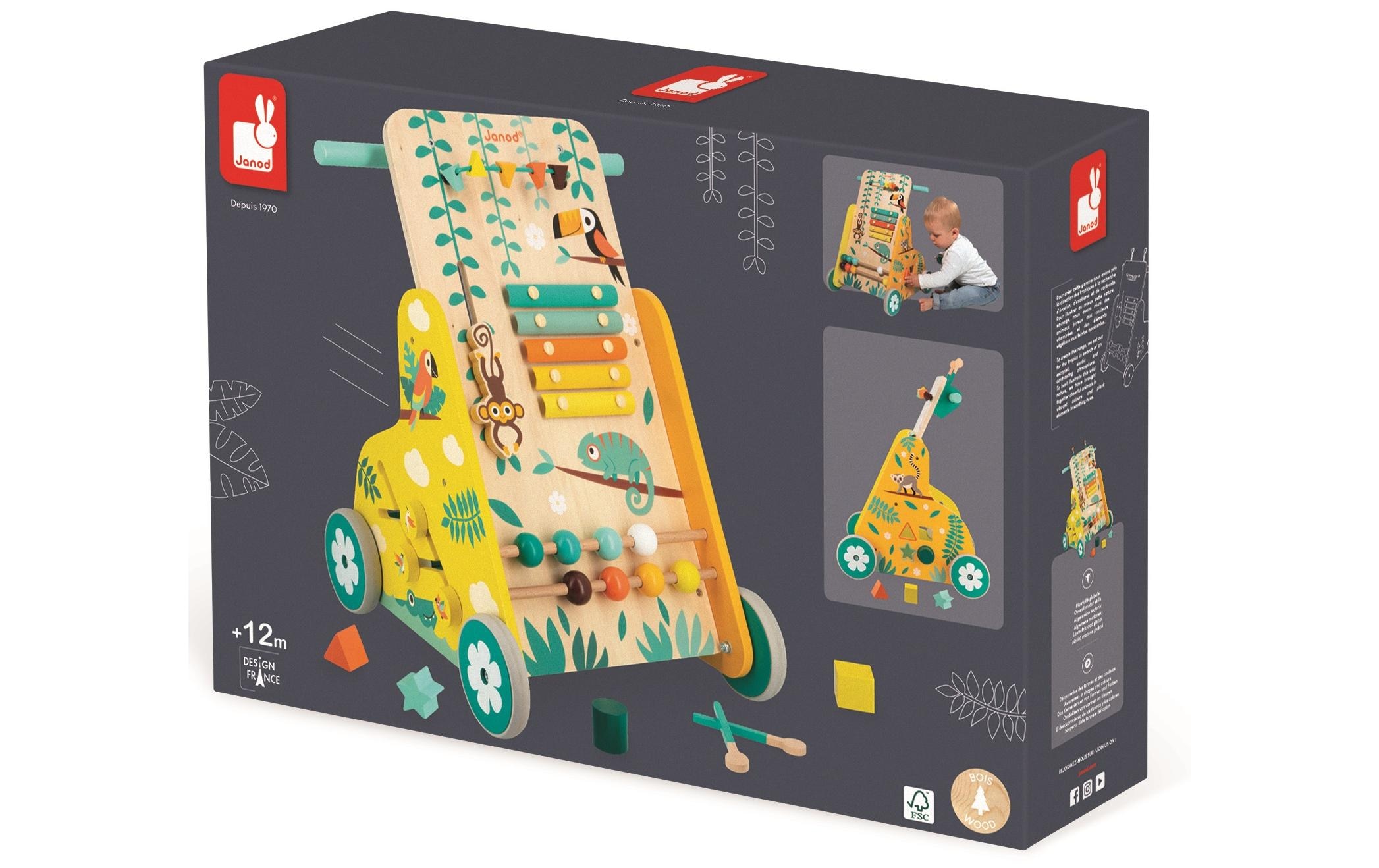 Janod Lauflernwagen »Multi-Aktivitätswagen«