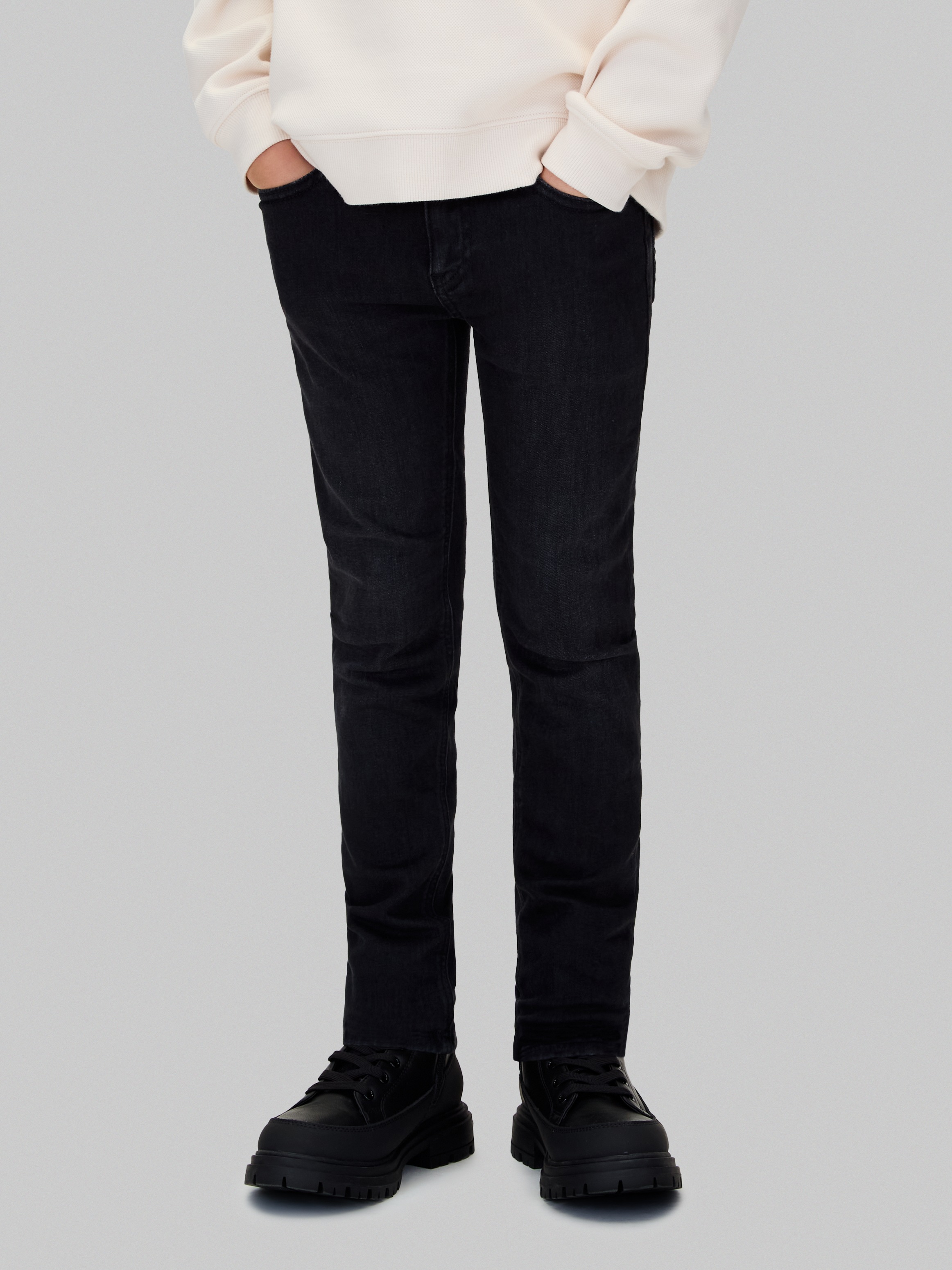 Calvin Klein Jeans Slim-fit-Jeans »SLIM ESS« für Kinder bis 16 Jahre, stone washed