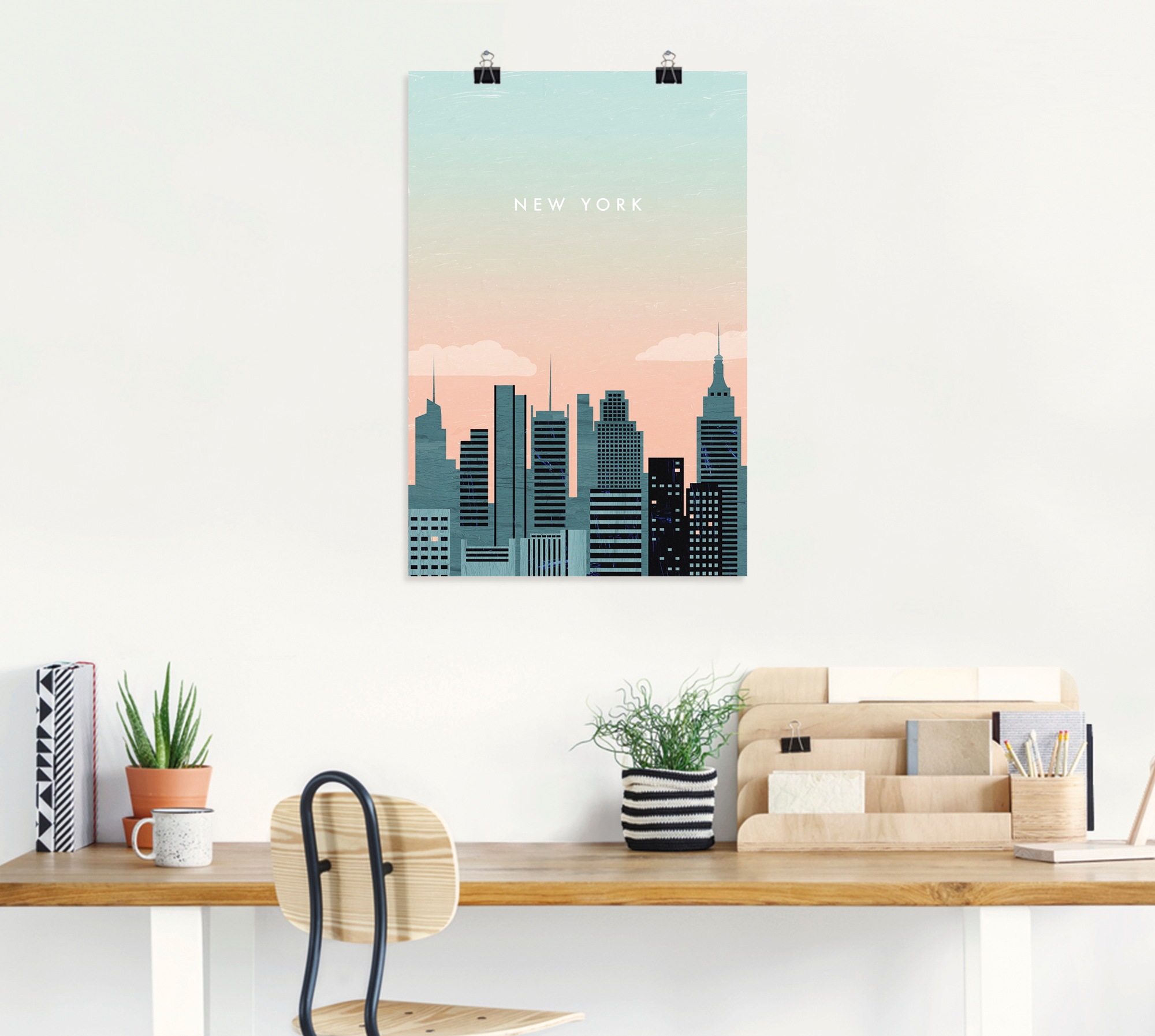 Artland Wandbild "New York" 1 Stk. tlg. als Alubild, Leinwandbild, Poster, Wandaufkleber in verschied. Größen