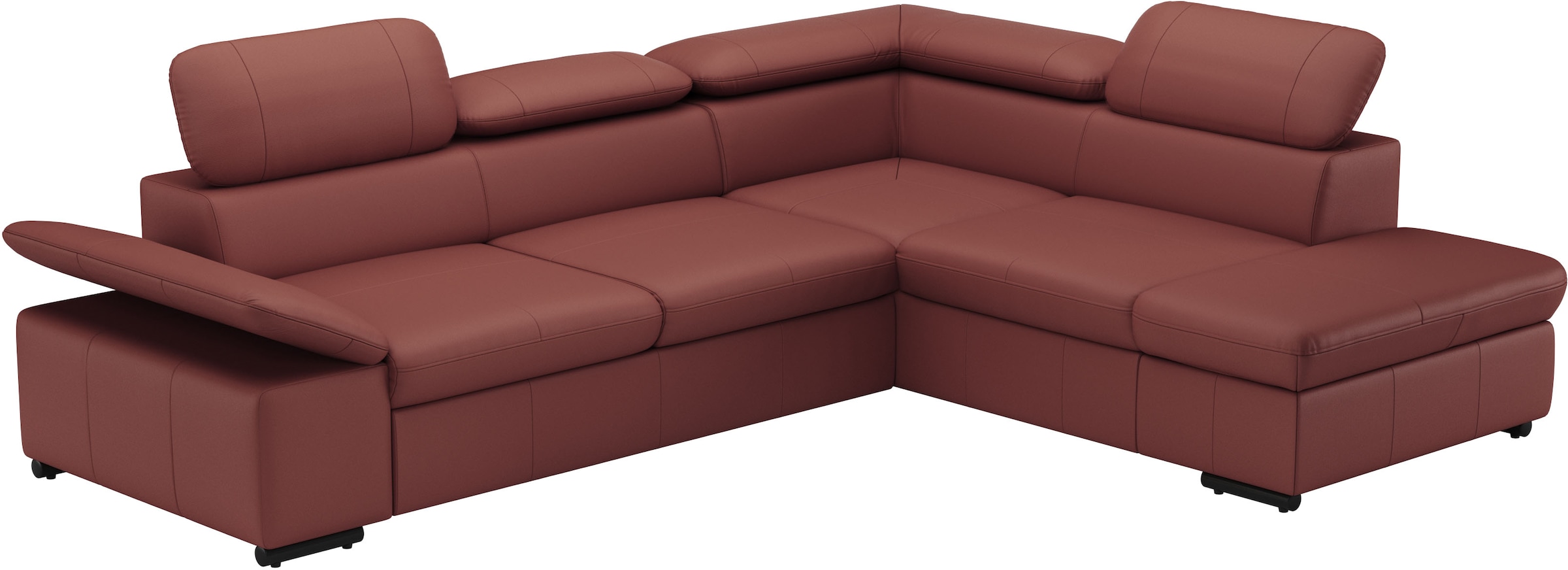 sit&more Ecksofa »Alcudia L-Form«, wahlweise mit Bettfunktion