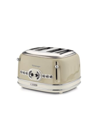 Ariete Toaster »Vintage 4 Schlitze, Beige«, für 4 Scheiben, 1600 W kaufen