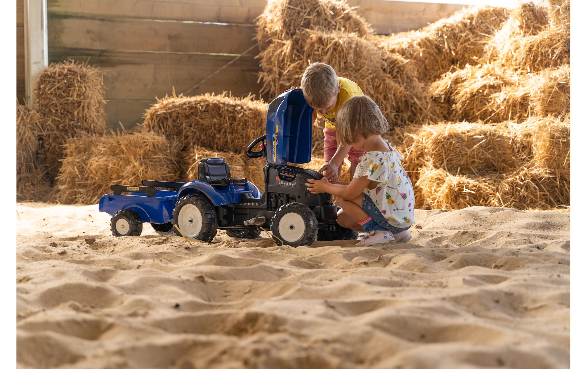 Falk Rutscherauto »New Holland Traktor + Anh. M«