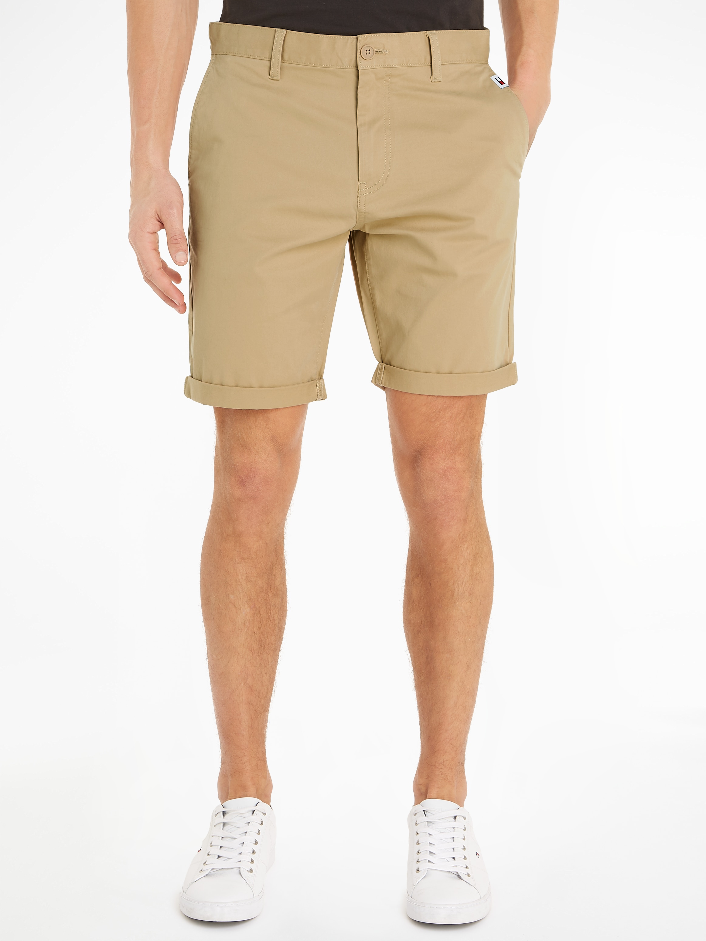 Tommy Jeans Chinoshorts »TJM SCANTON SHORT«, Markenstickerei