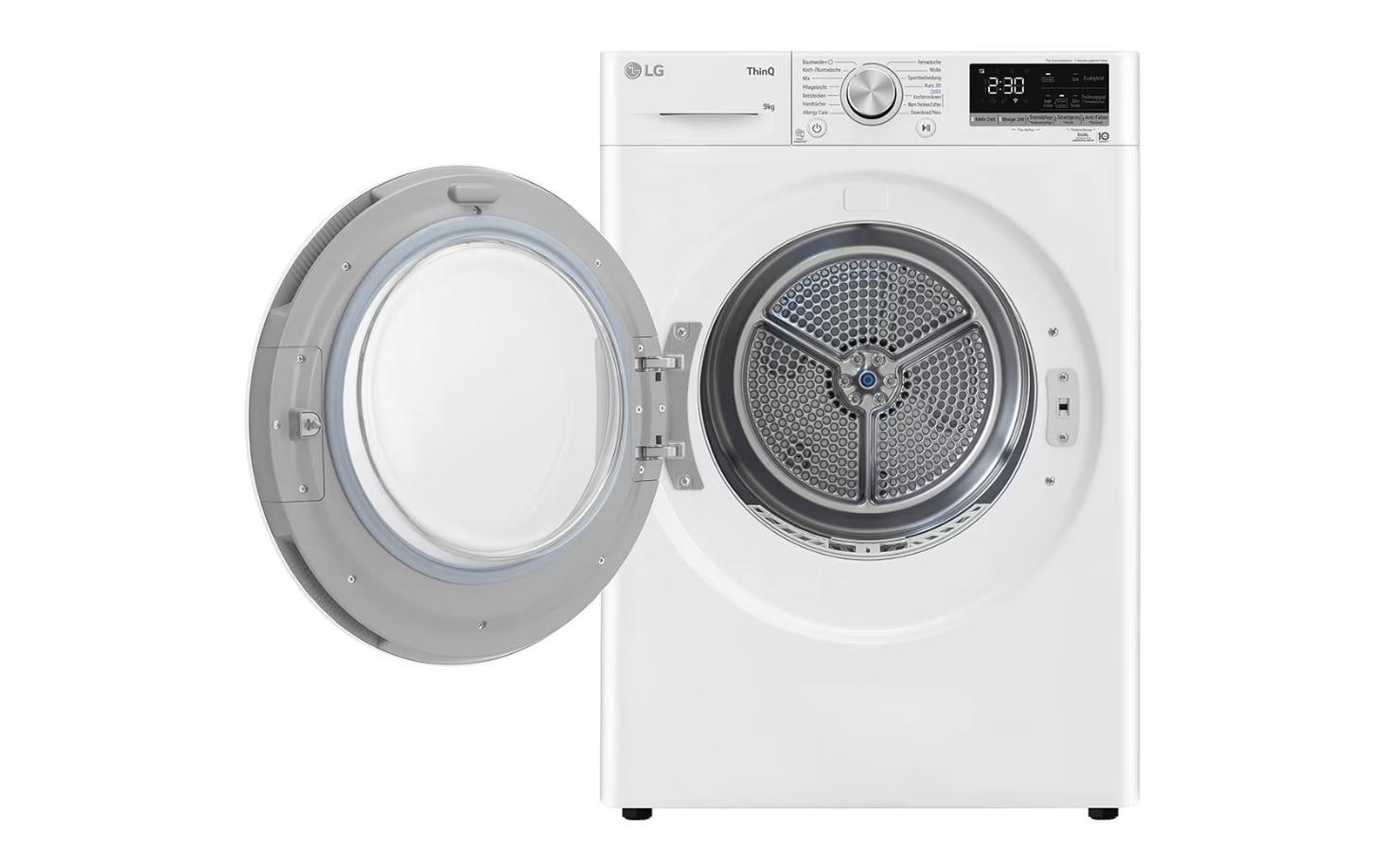 LG Wärmepumpentrockner »V9R09TC Rechts/Wechselbar«, 9 kg
