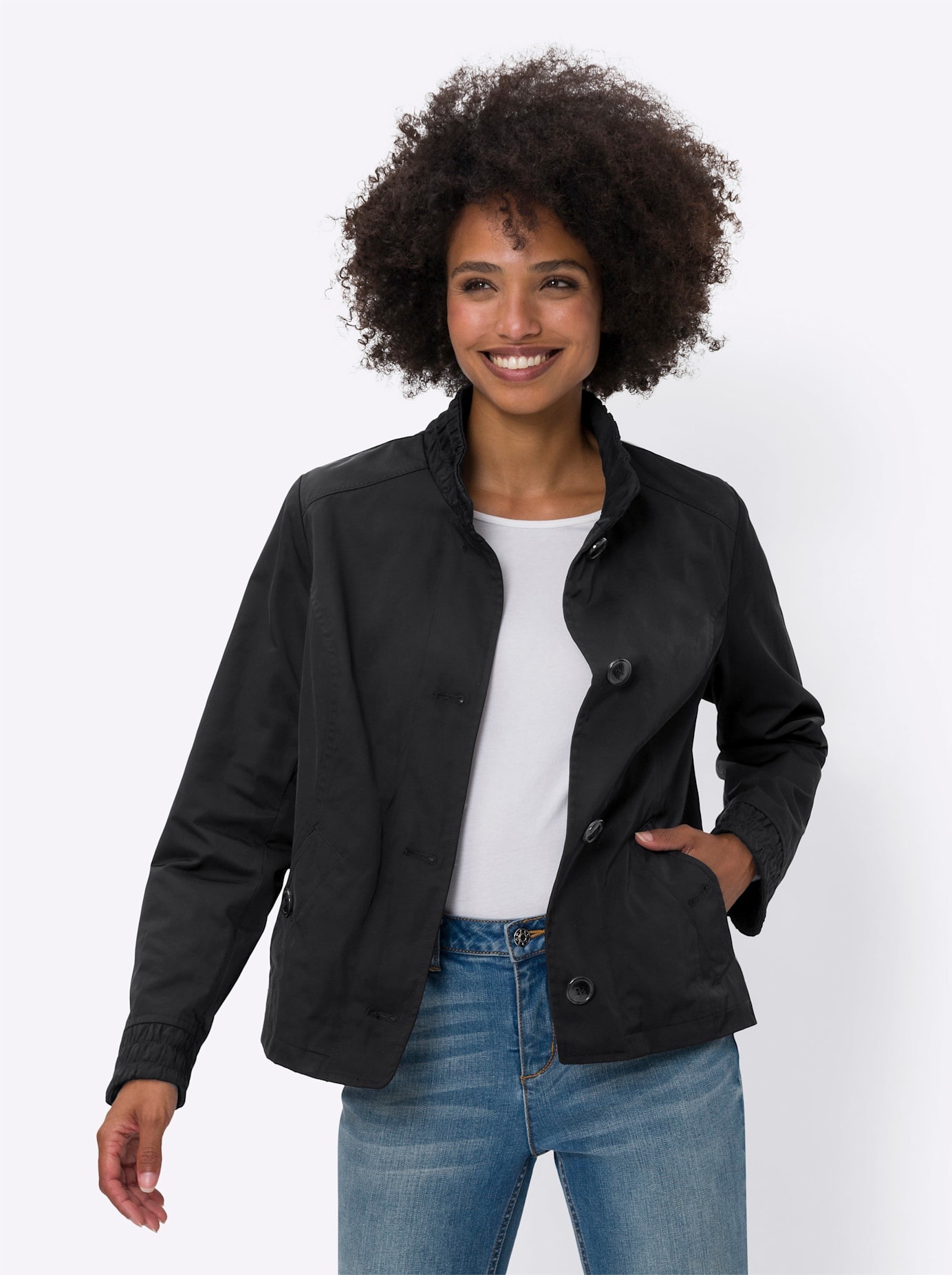 heine Langjacke, ohne Kapuze