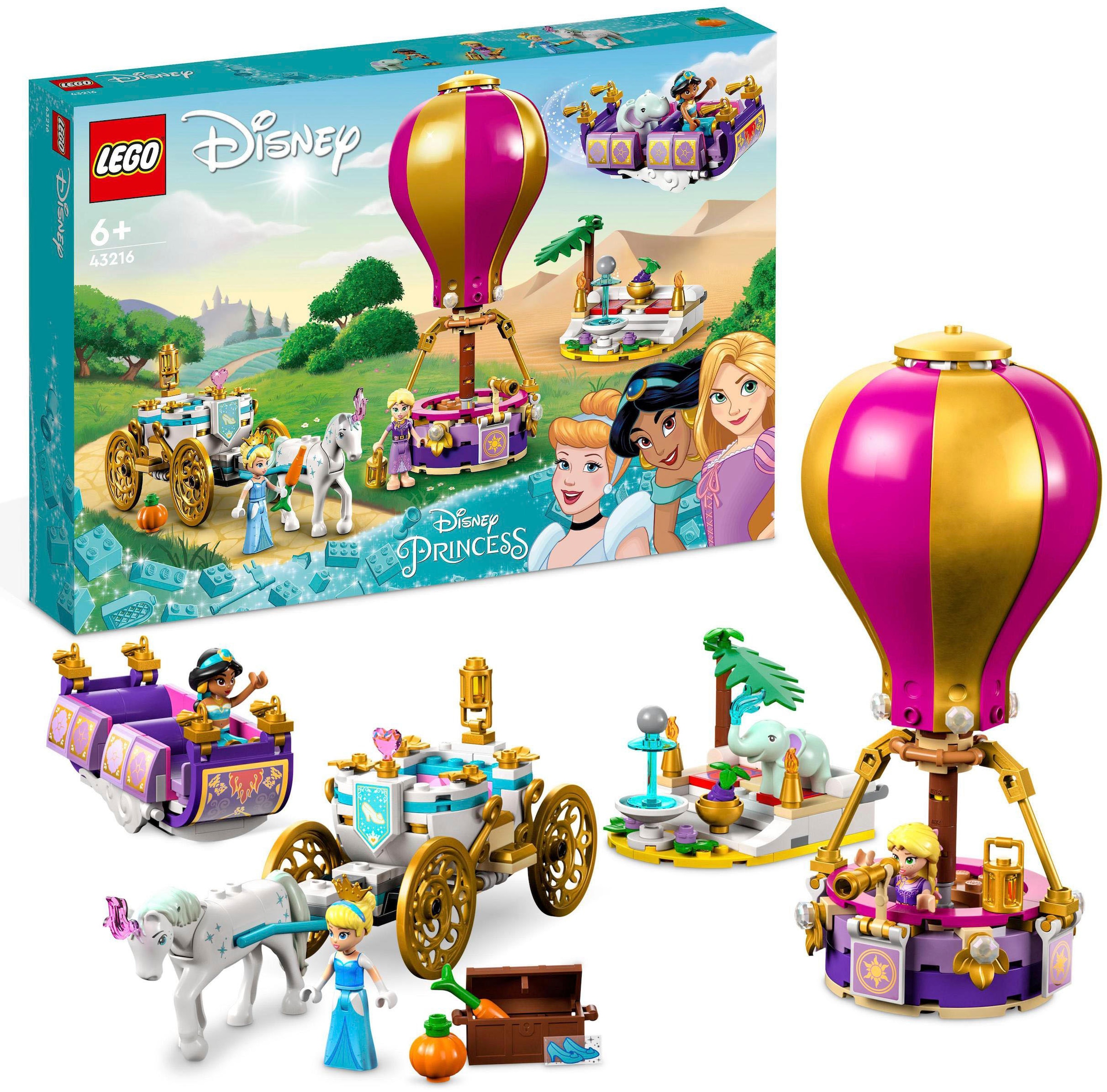 LEGO® Konstruktionsspielsteine »Prinzessinnen auf magischer Reise (43216), LEGO® Disney«, (320 St.), Made in Europe
