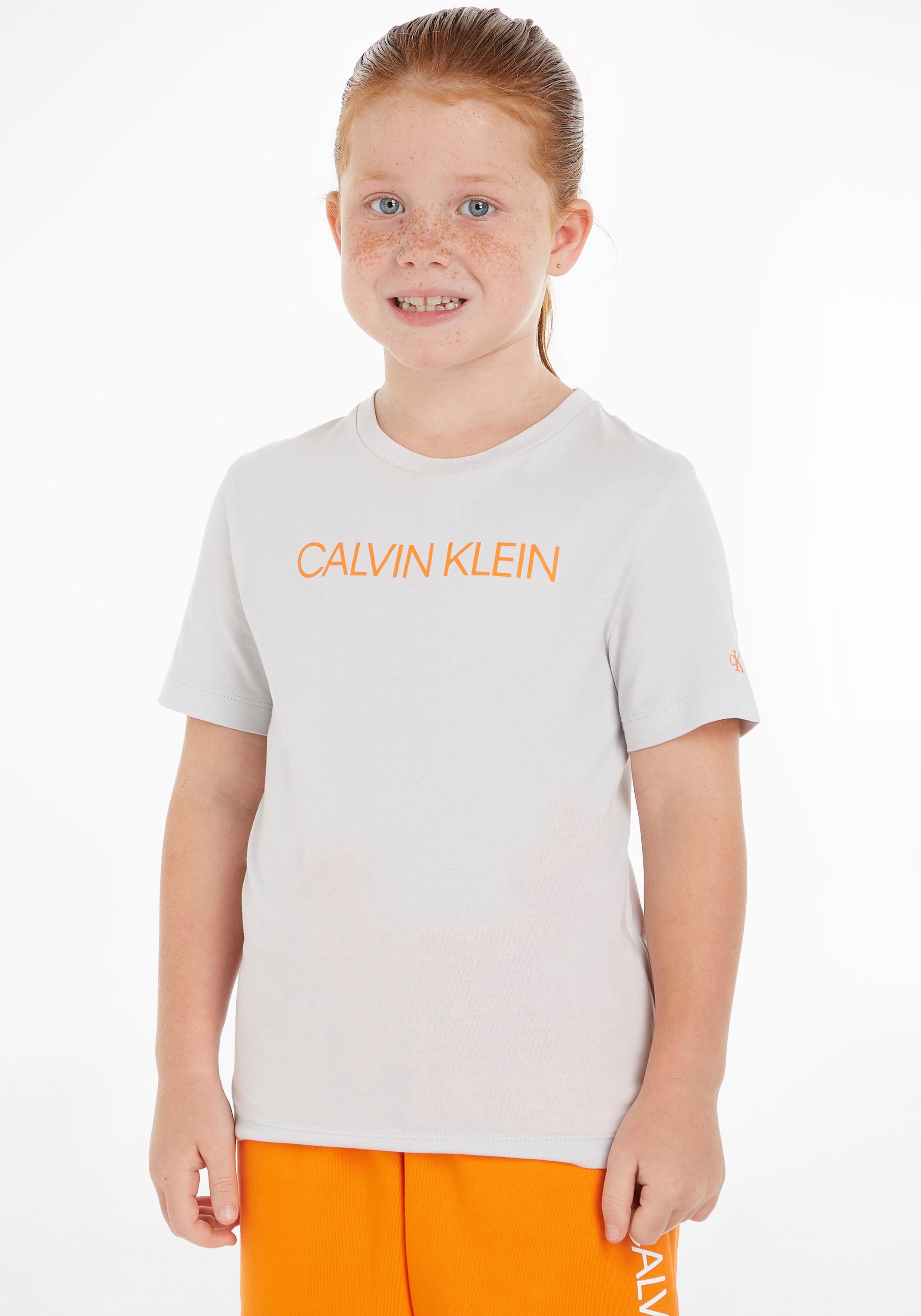 MiniMe,mit Calvin kaufen Junior | ✵ Jeans online Kids Jelmoli-Versand Klein T-Shirt, Rundhalsausschnitt Kinder