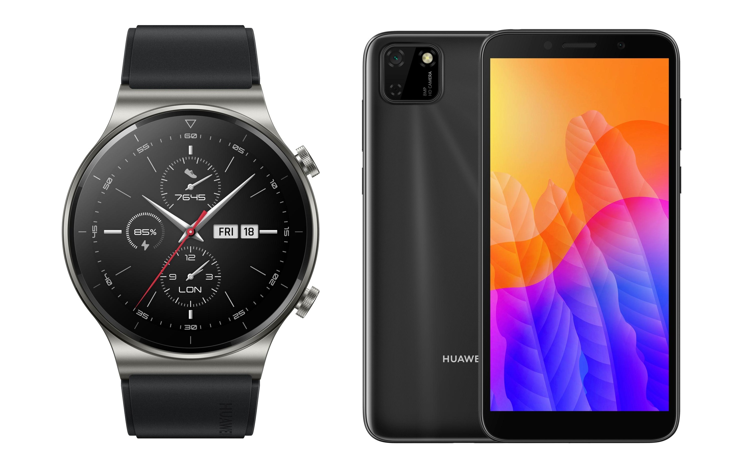 Huawei Smartwatch »GT2 Pro Sport Bundle inkl. Huawei Y5P«,)