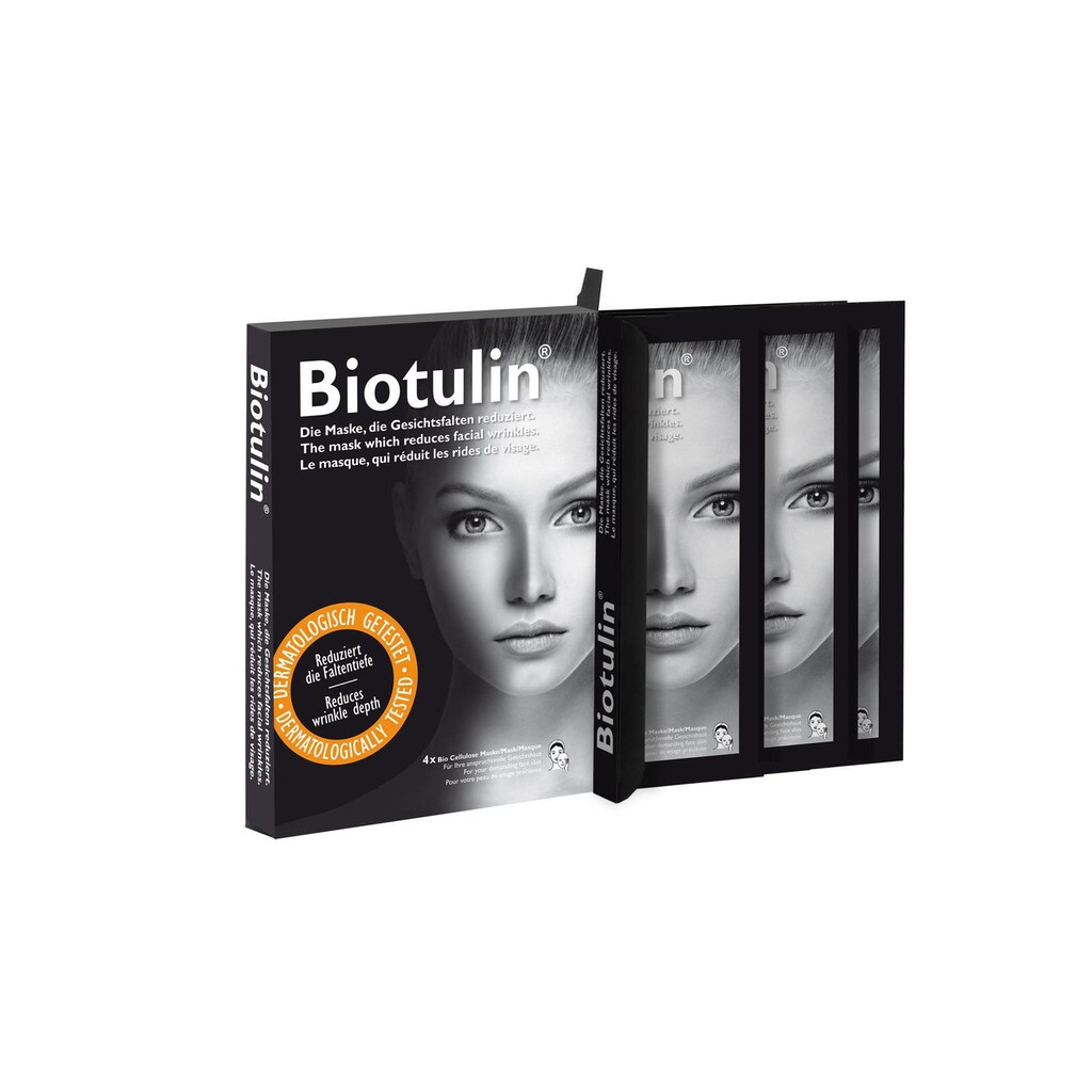 Gesichtsmaske »Biotulin Bio Cellulose Maske Box 4 x 8 ml«