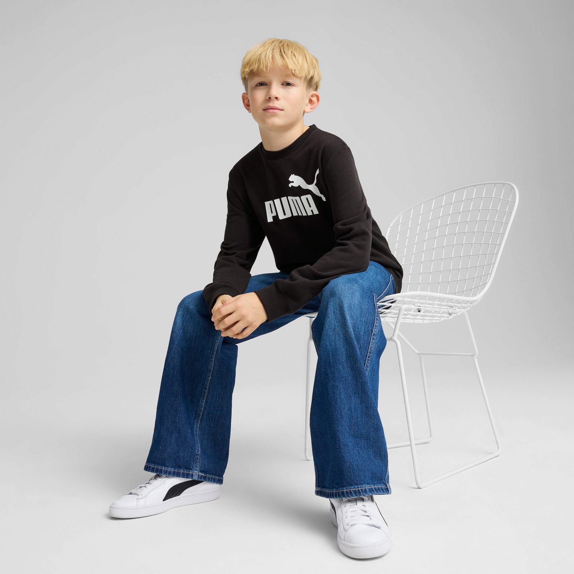 PUMA Sweatshirt »ESS NO. 1 LOGO CREW TR B«