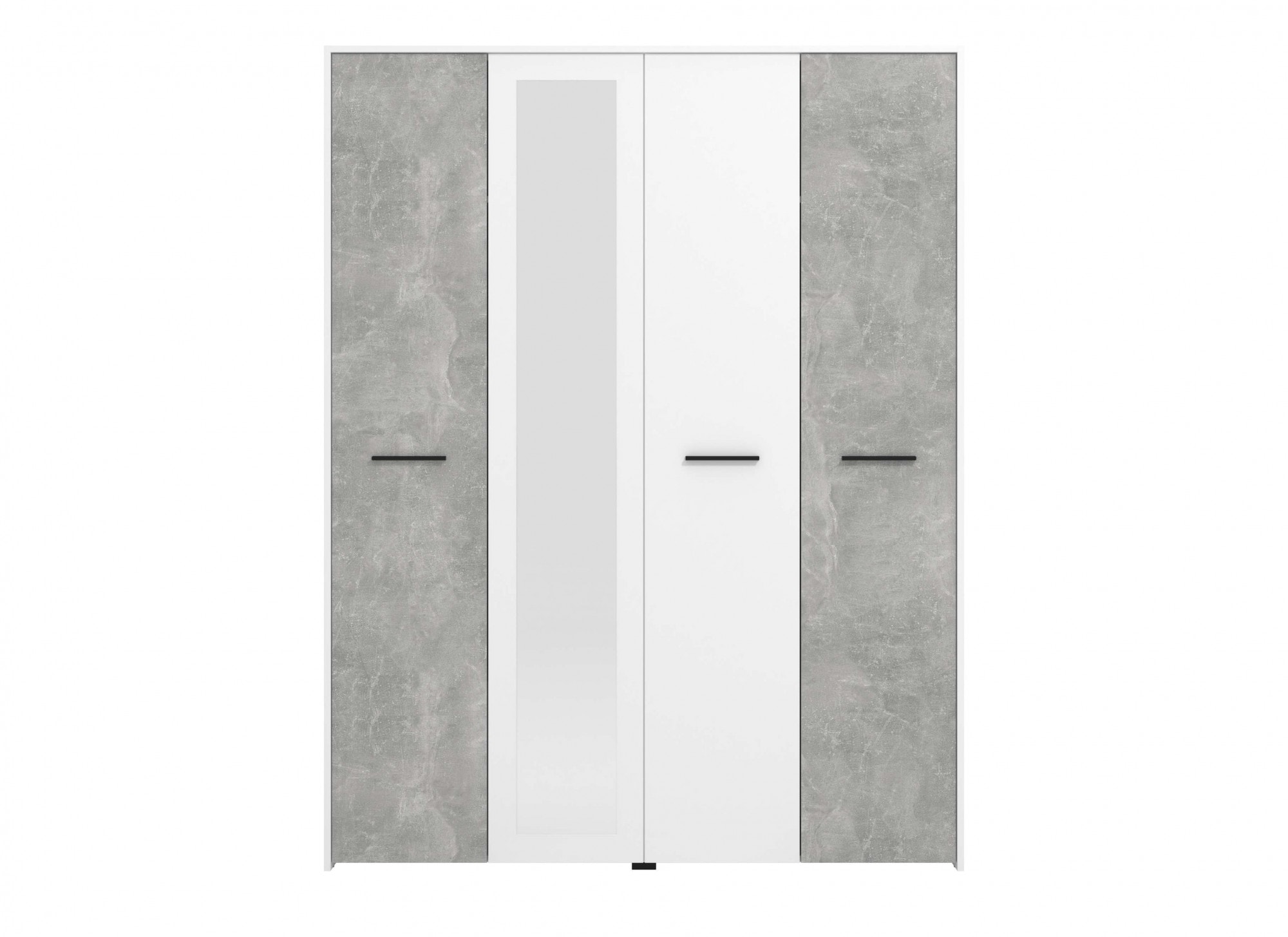 INOSIGN Kleiderschrank »Varadero, 2 moderne Farbkombinationen mit schwarzen Griffen« mit 1 Spiegeltür, in den Breiten 119 und 157cm, FSC-zertifiziert