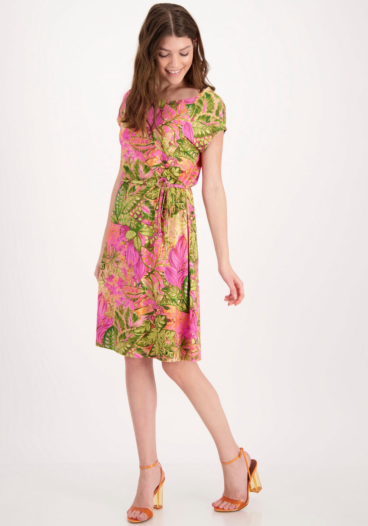 Monari Shirtkleid, mit | bestellen Jelmoli-Versand online Tropicalprint