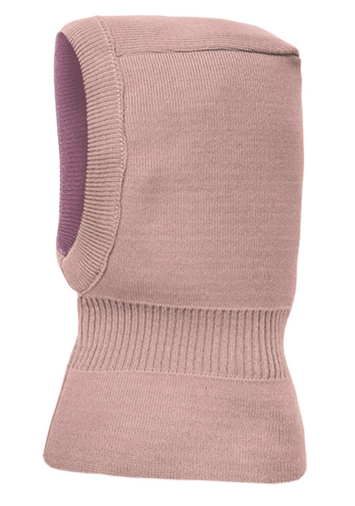 MAXIMO Wendemütze, reine Merinowolle, reversible, doppelt gestrickt, Ausgenähtes Halsteil