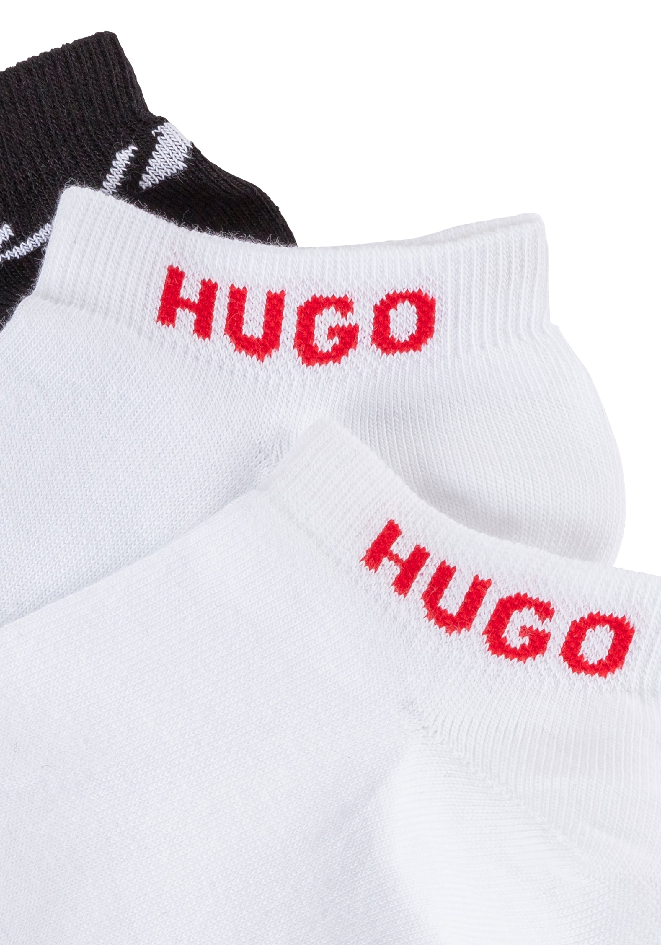 HUGO Underwear Socken »3P AS LOGO ALLOVER CC W«, (Packung, 3 Paar, 3er), mit Logodetails