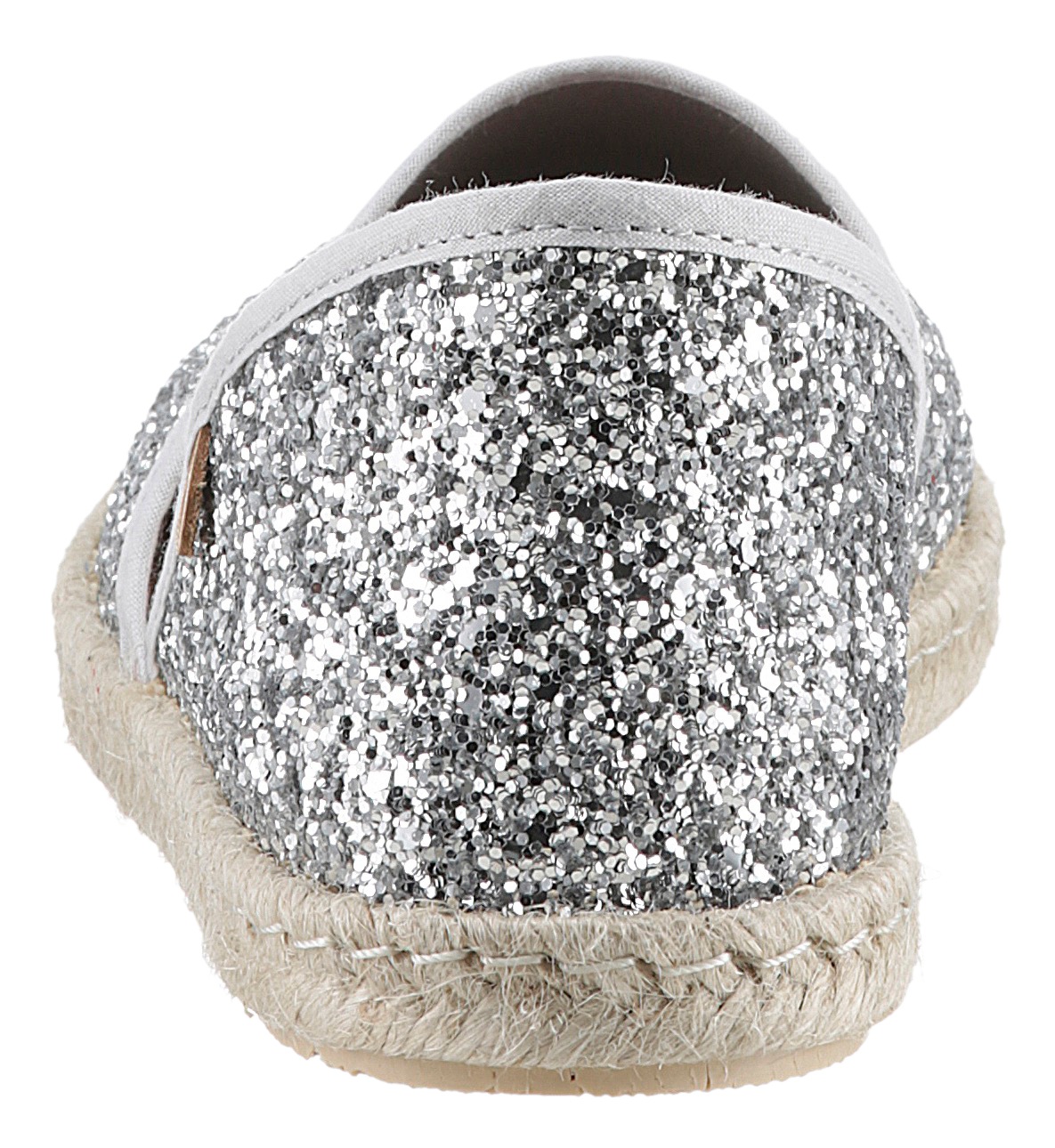 VERBENAS Espadrille »CARMEN GLITTER«, Slipper, Sommerschuh, Strandschuh mit Glitzer