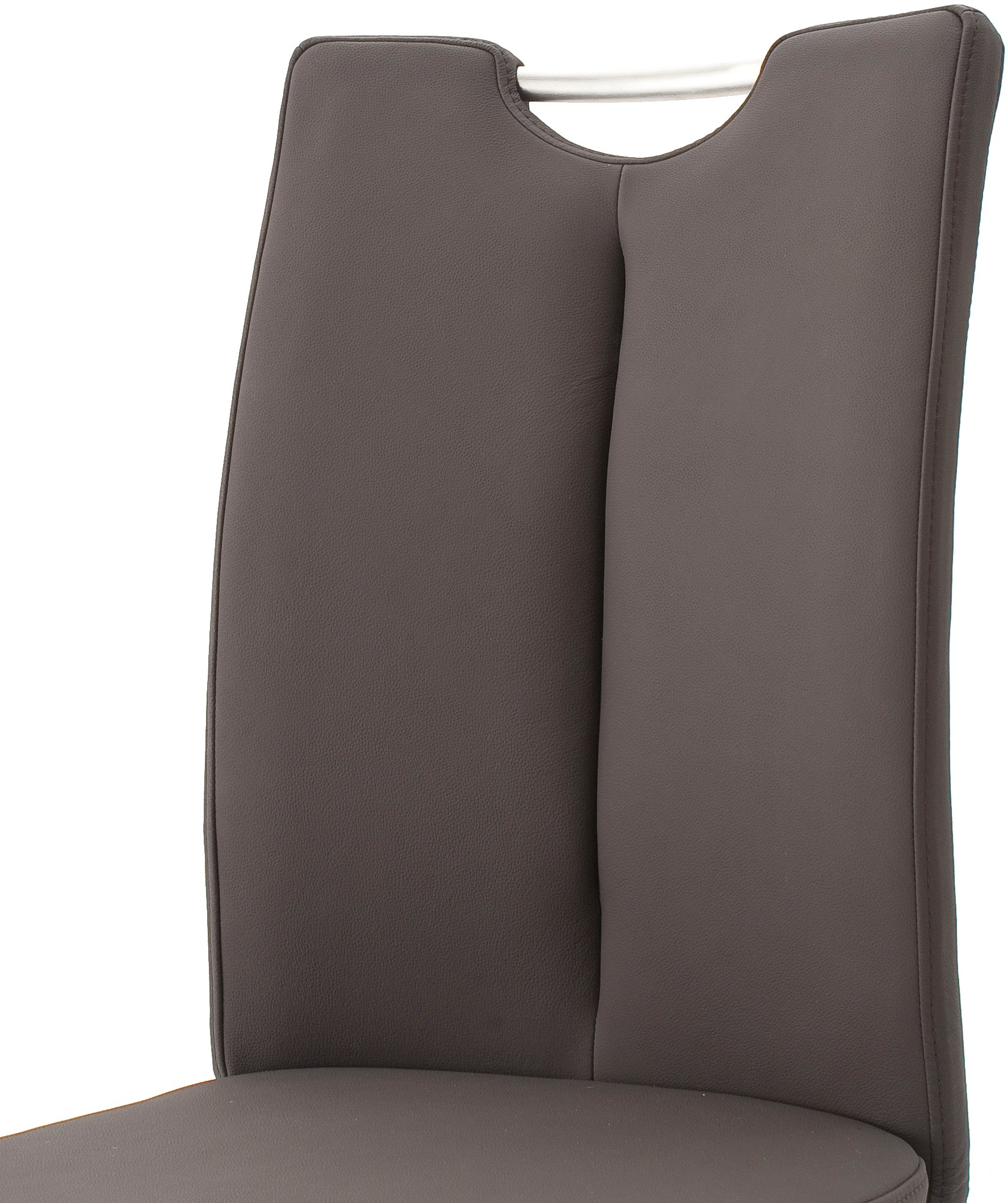 MCA furniture Freischwinger »Artos«, (Set), 2 St., Leder, Stuhl mit Echtlederbezug, bis 140 Kg belastbar