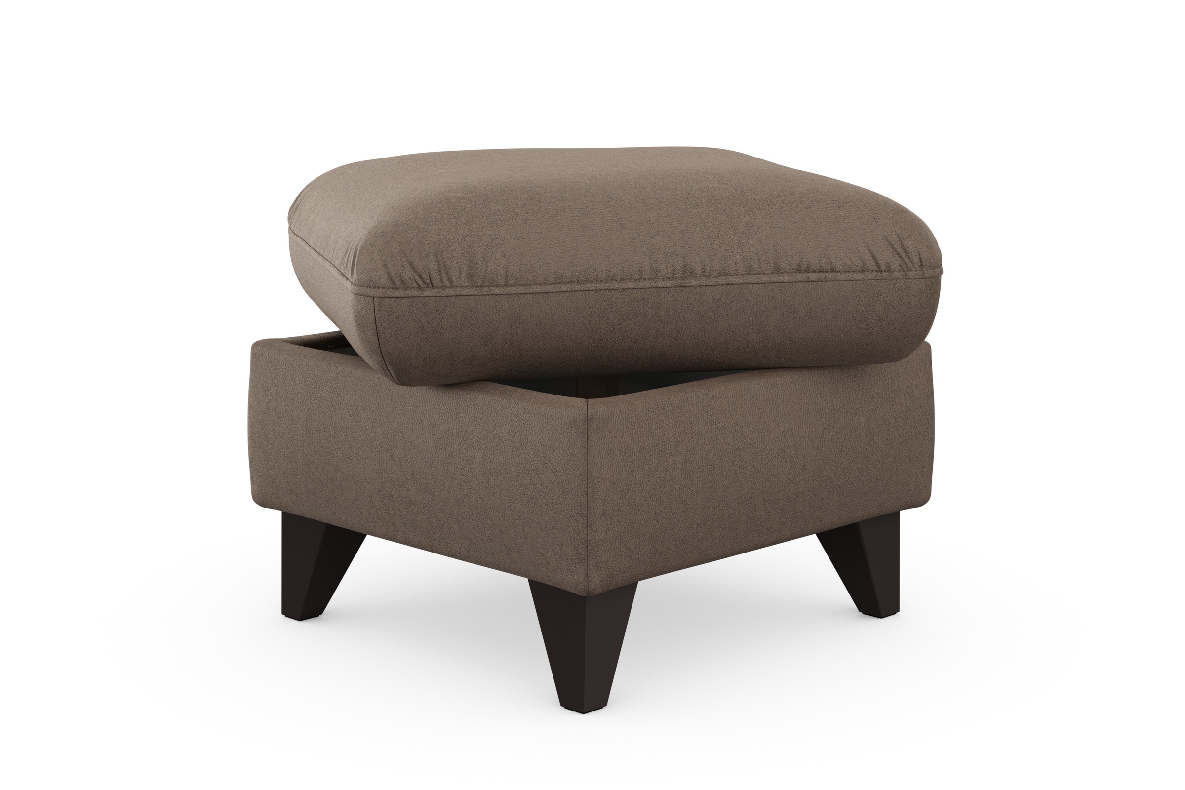 sit&more Stauraumhocker »Mellum«, mit Stauraum und wengefarbenen Holzfüssen