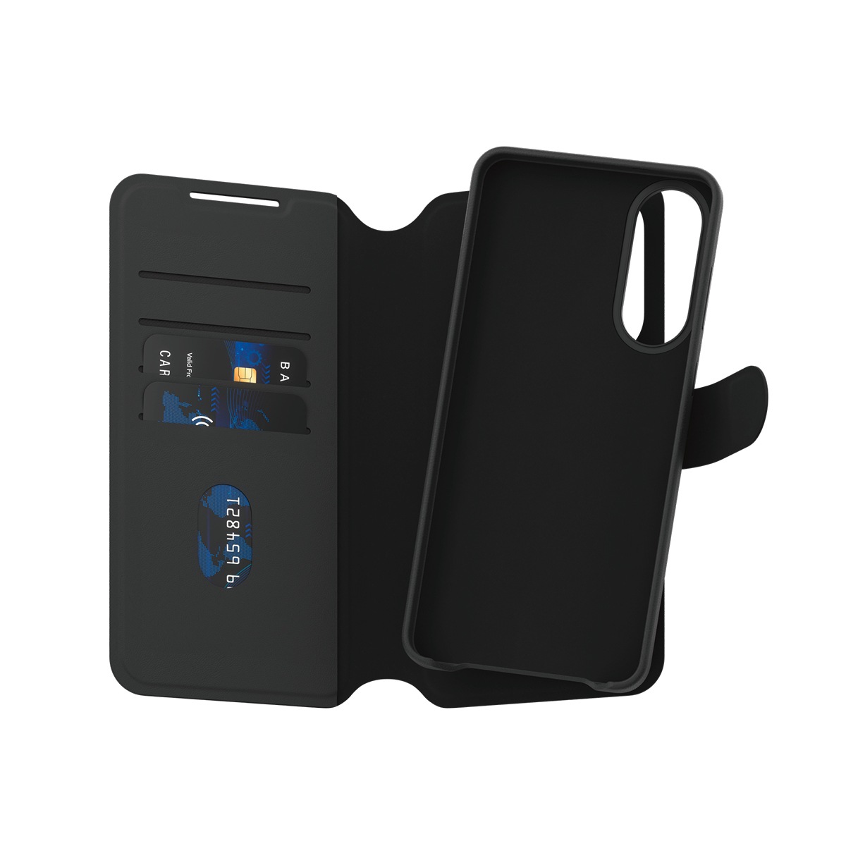 CARE by PanzerGlass Backcover »MagSafe Compatible Tango Two-In-One Wallet Case für Galaxy S25 Edge«, Samsung Galaxy S25 Edge, Backcover, Schutzhülle, Handyschutzhülle, Case, Schutzcase, stossfest