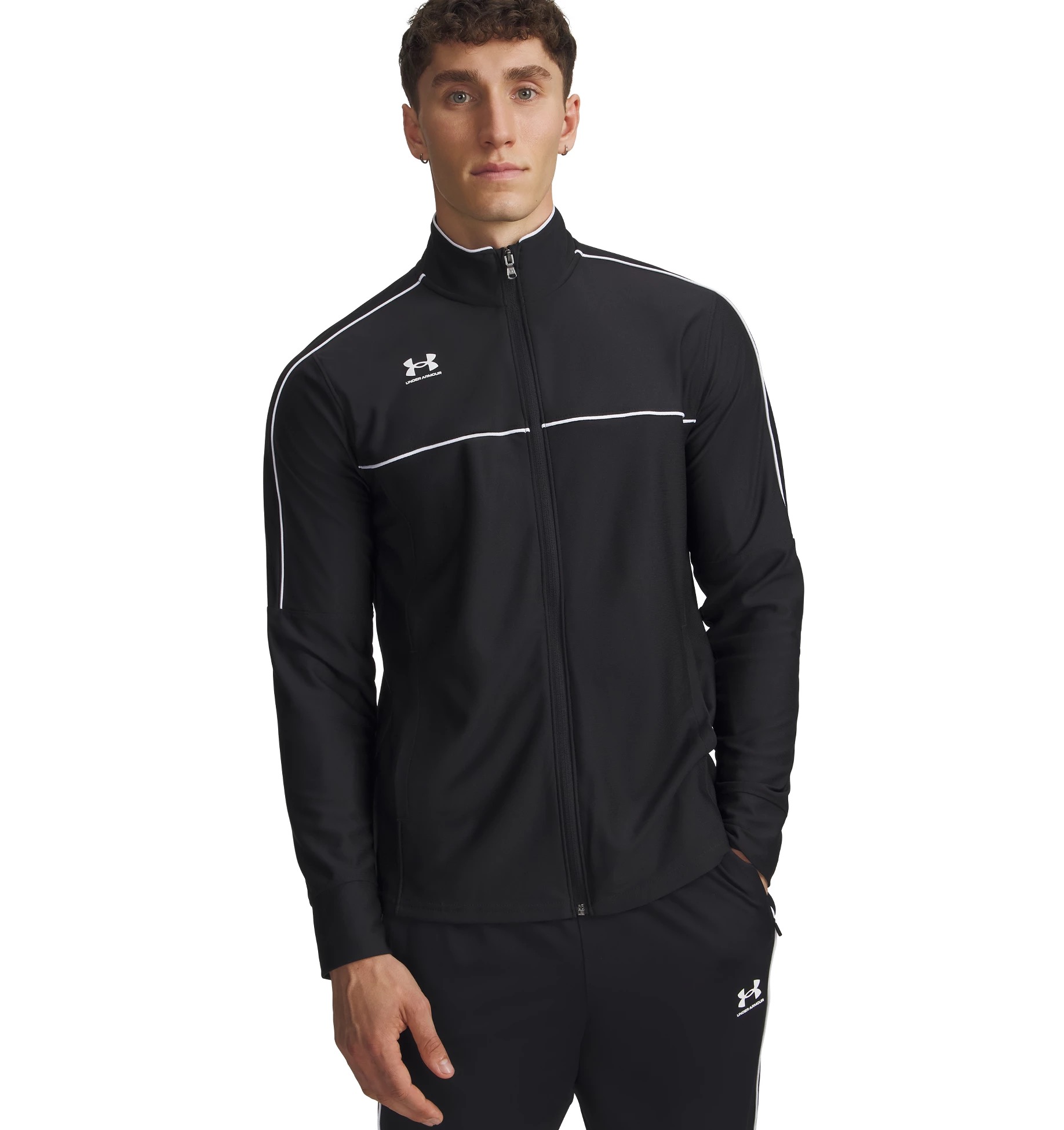 Under Armour Trainingsjacke "M CHALLENGER TRACK JACKET" offene Seitentaschen, aus strukturiertem Strickstoff