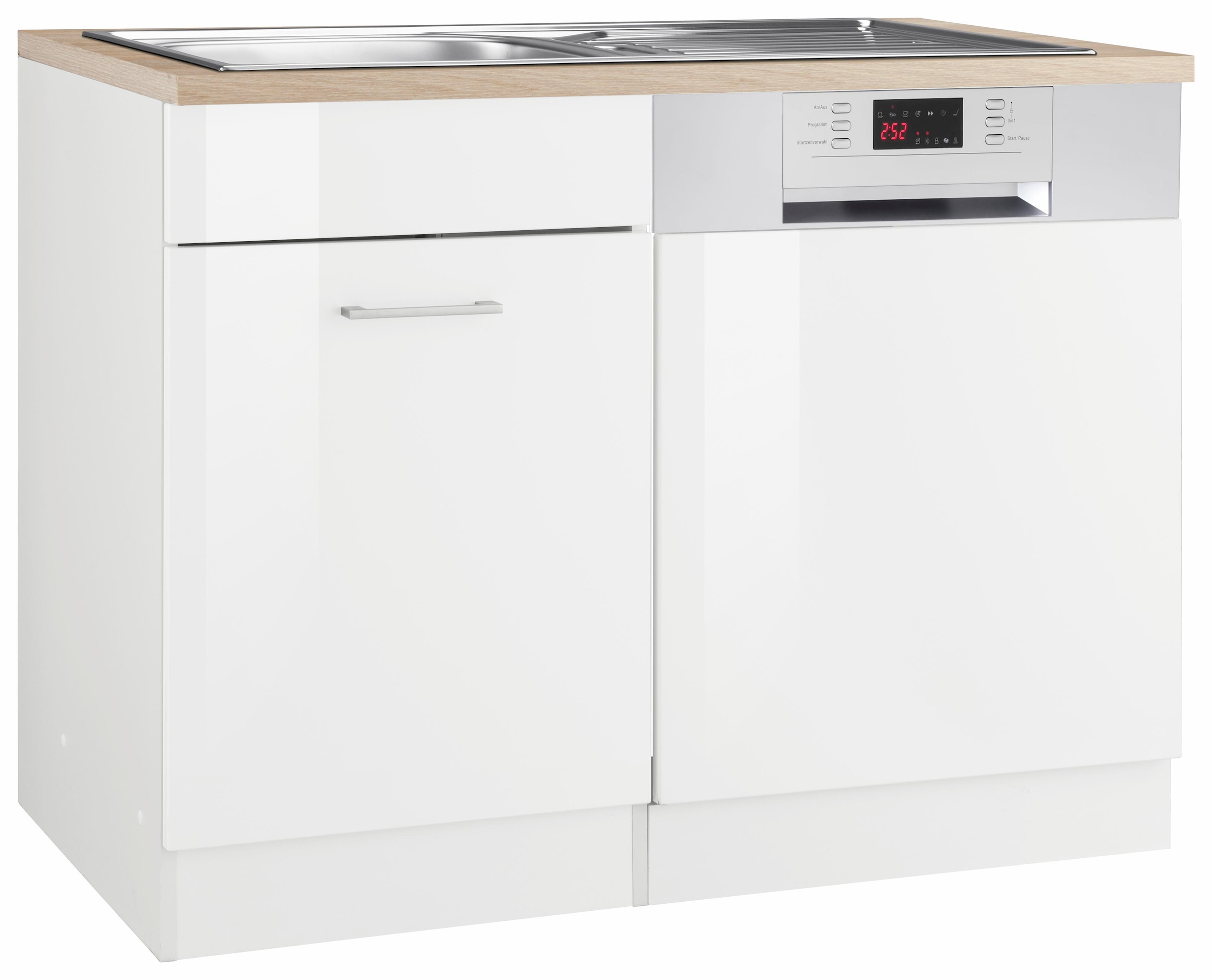 ❤ HELD MÖBEL Spülenschrank »Utah«, Breite 110 cm, mit Tür/Sockel für  Geschirrspüler ordern im Jelmoli-Online Shop