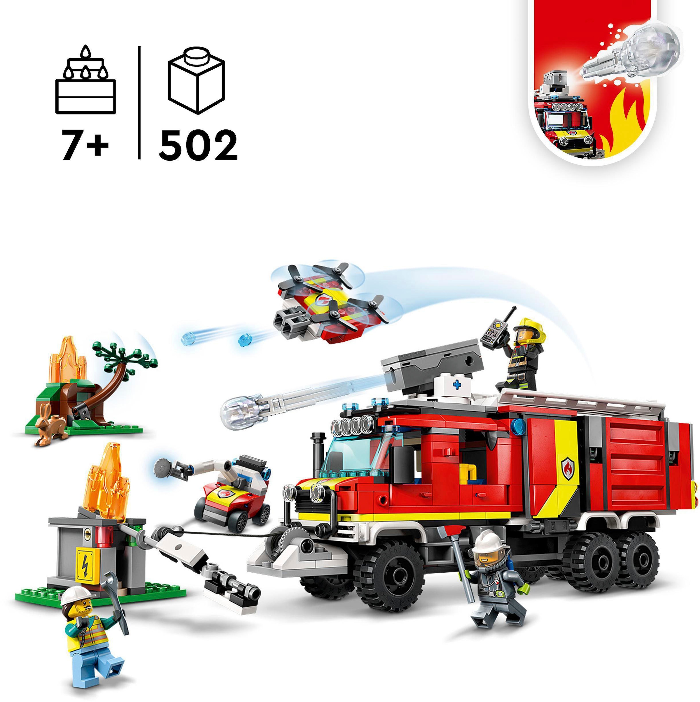 City«, Jelmoli-Versand Made entdecken günstig der St.), in ✵ | (502 Europe Feuerwehr »Einsatzleitwagen LEGO® (60374), Konstruktionsspielsteine LEGO®