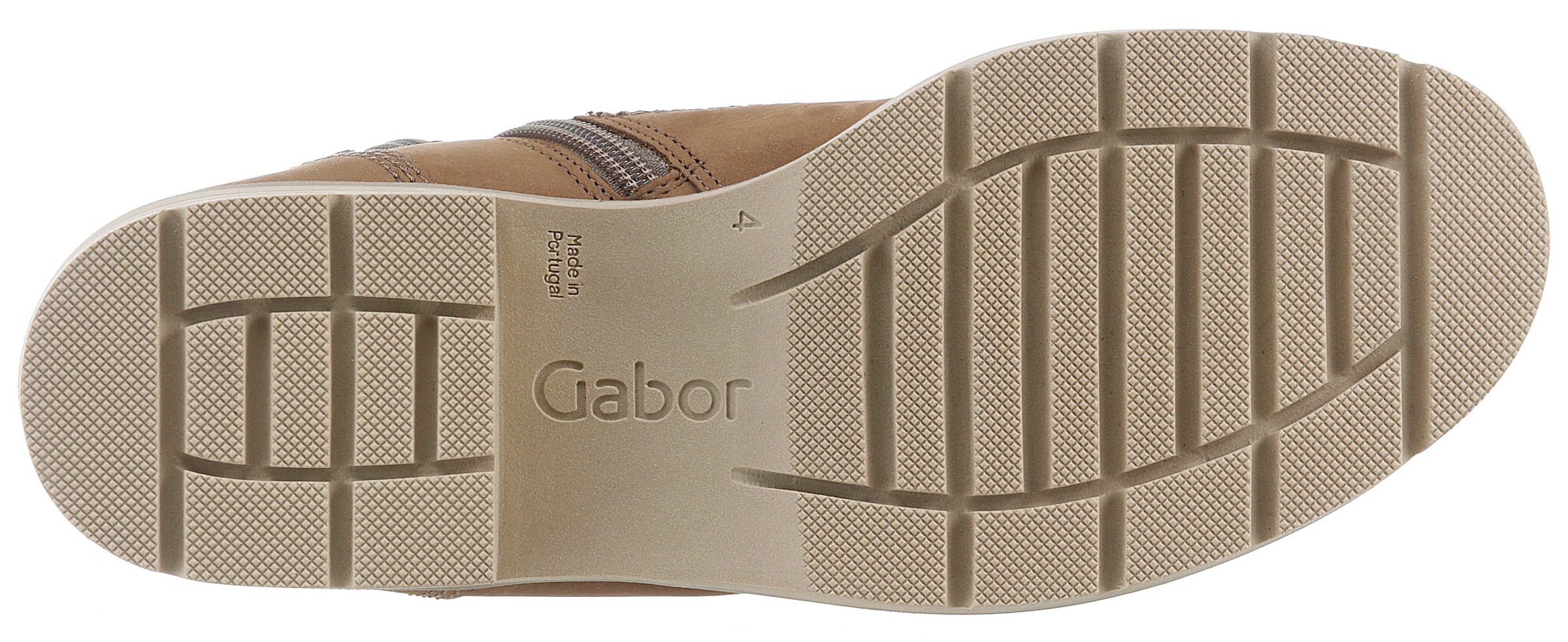 Gabor Schnürboots, Blockabsatz, Schnürstiefelette, praktischer Innenreissverschluss