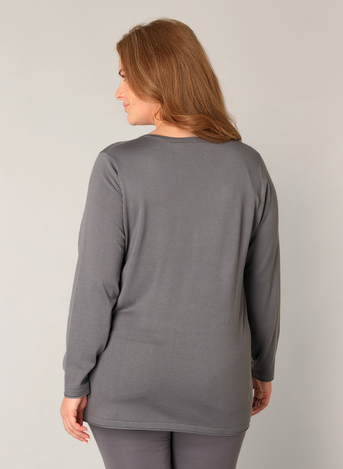 Base Level Curvy Strickpullover »Anine«, mit V-Ausschnitt