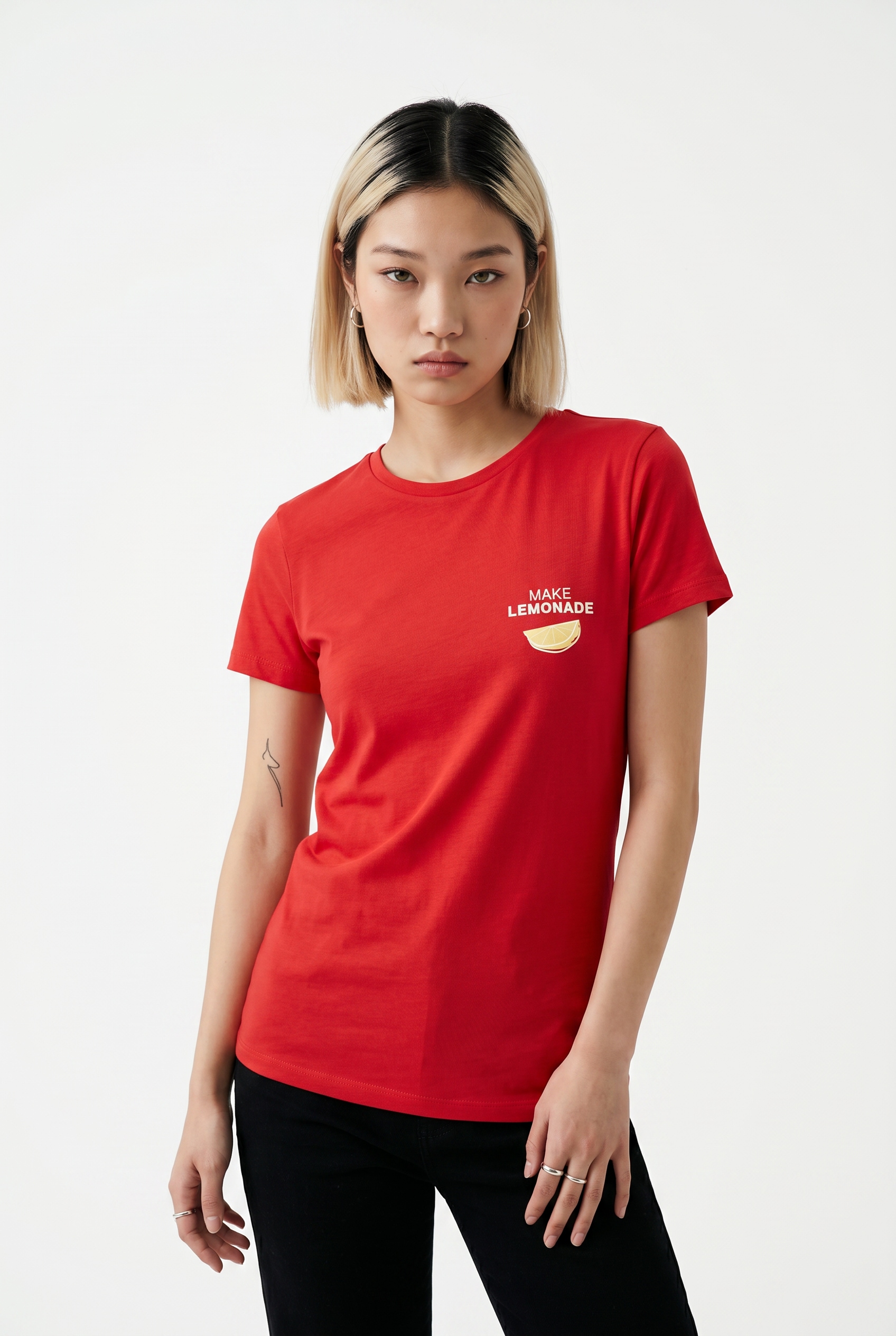 ONLY T-Shirt "ONLVIVVI S/S TEE BOX JRS" Baumwolle, Rundhals