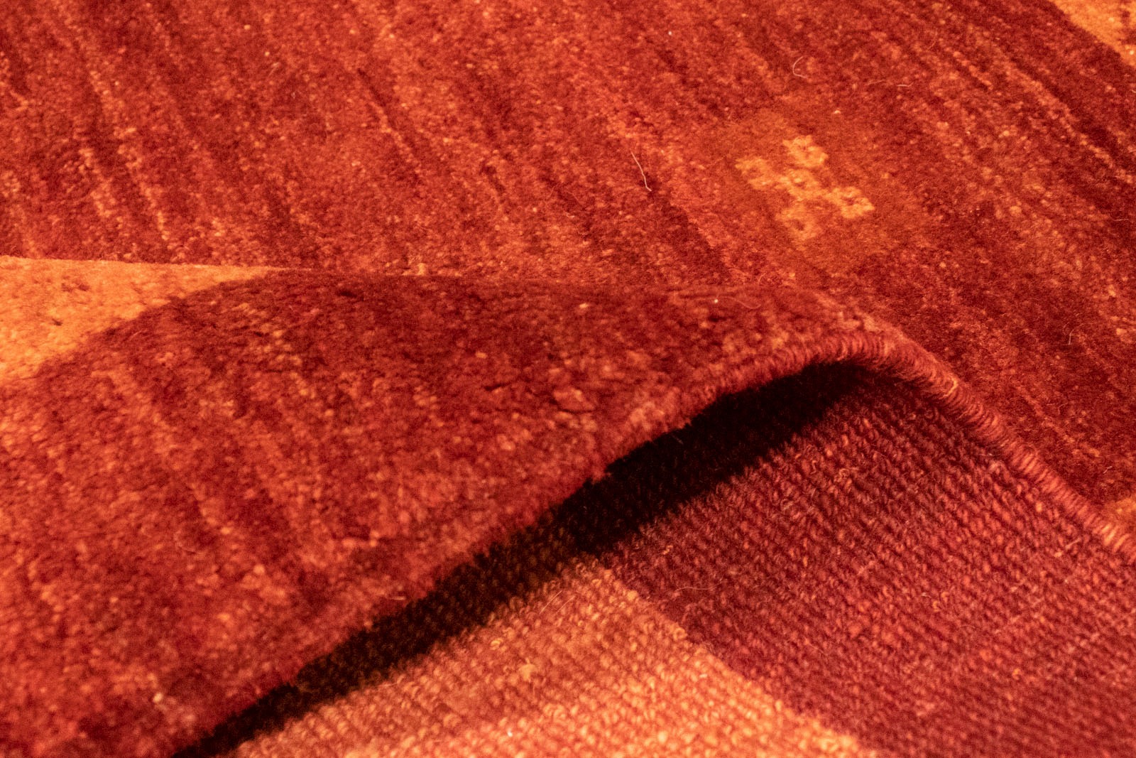 morgenland Wollteppich »Gabbeh shoppen online handgeknüpft rot«, rechteckig, Teppich handgeknüpft | Jelmoli-Versand