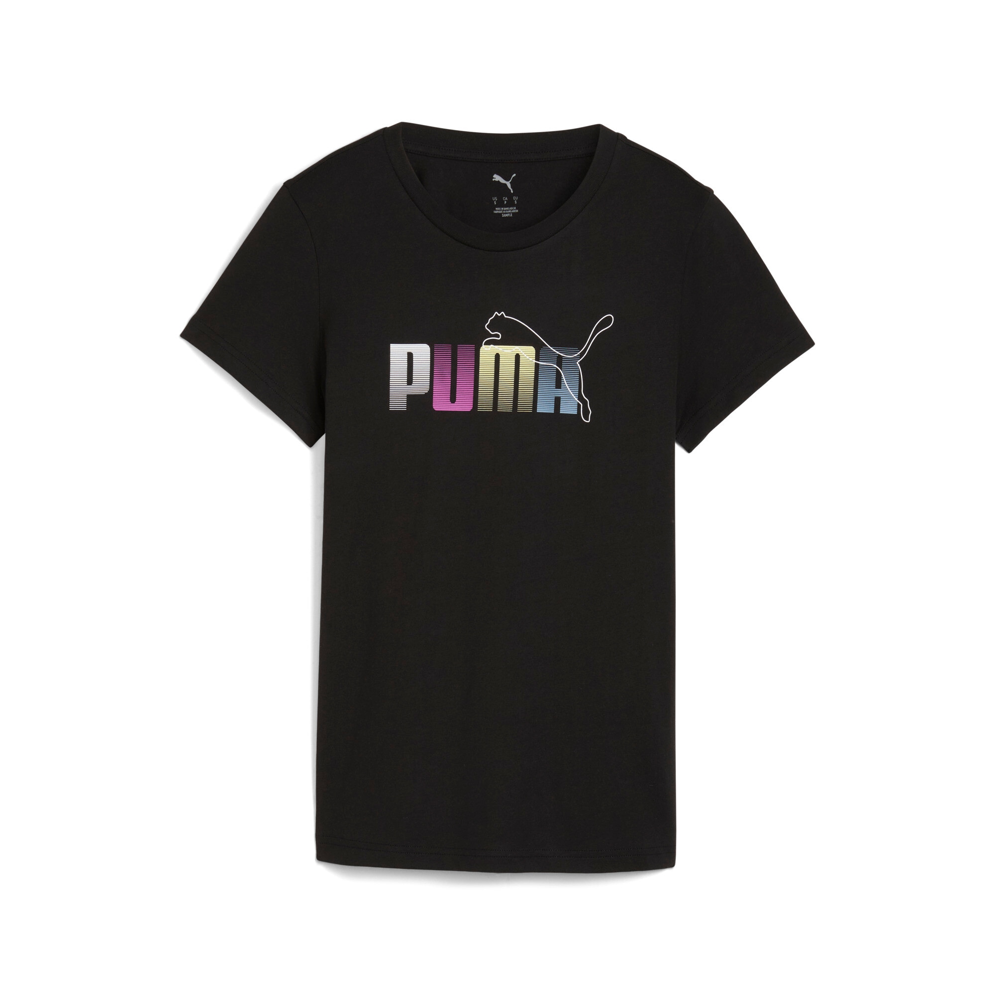 PUMA T-Shirt »GRAPHIC STACKED TEE« Regular Fit, Rundhalsausschnitt, mit kreativem Print, Kurzarm