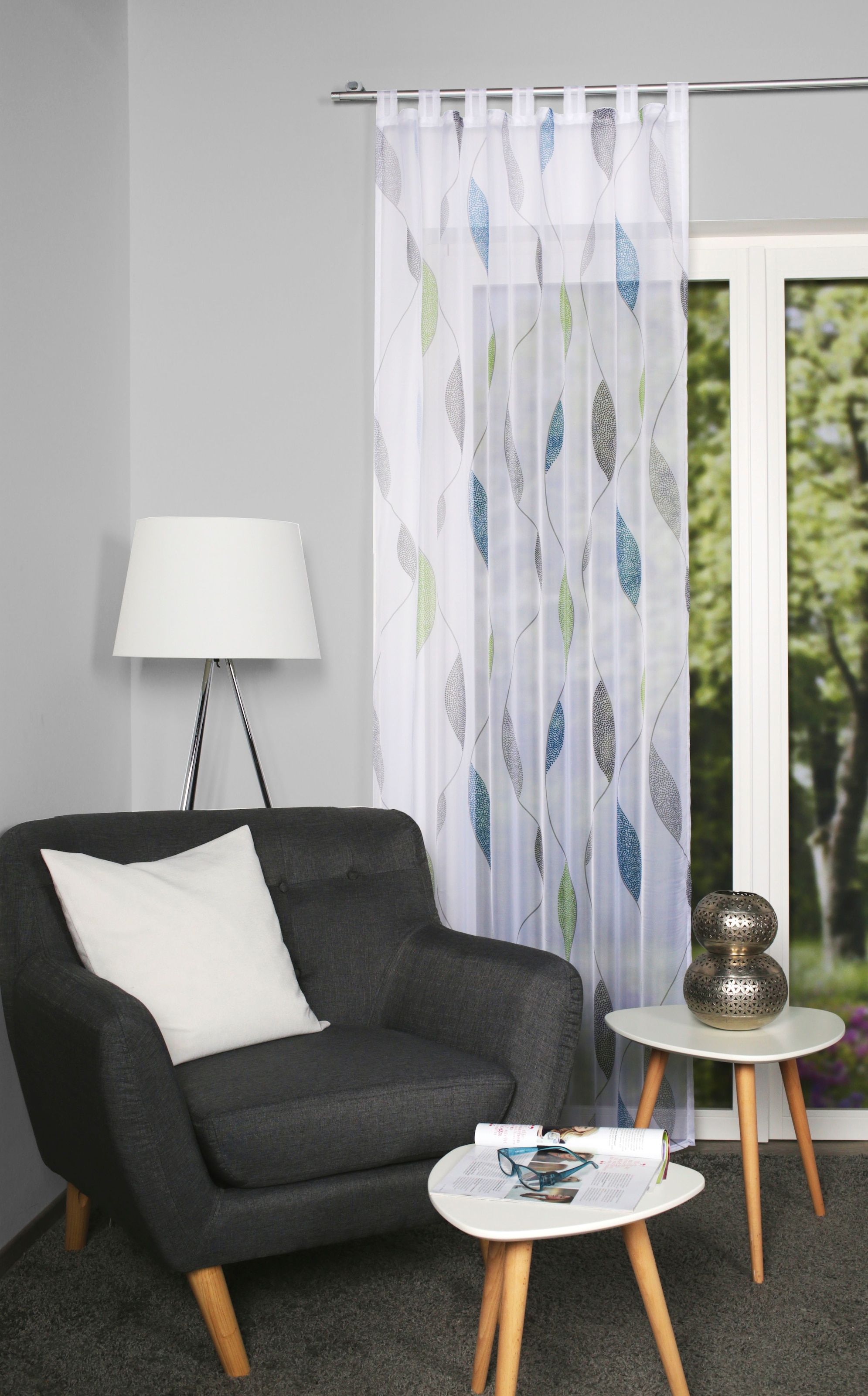 HOME WOHNIDEEN Gardine »PAOLO«, (1 St.), halbtransparent