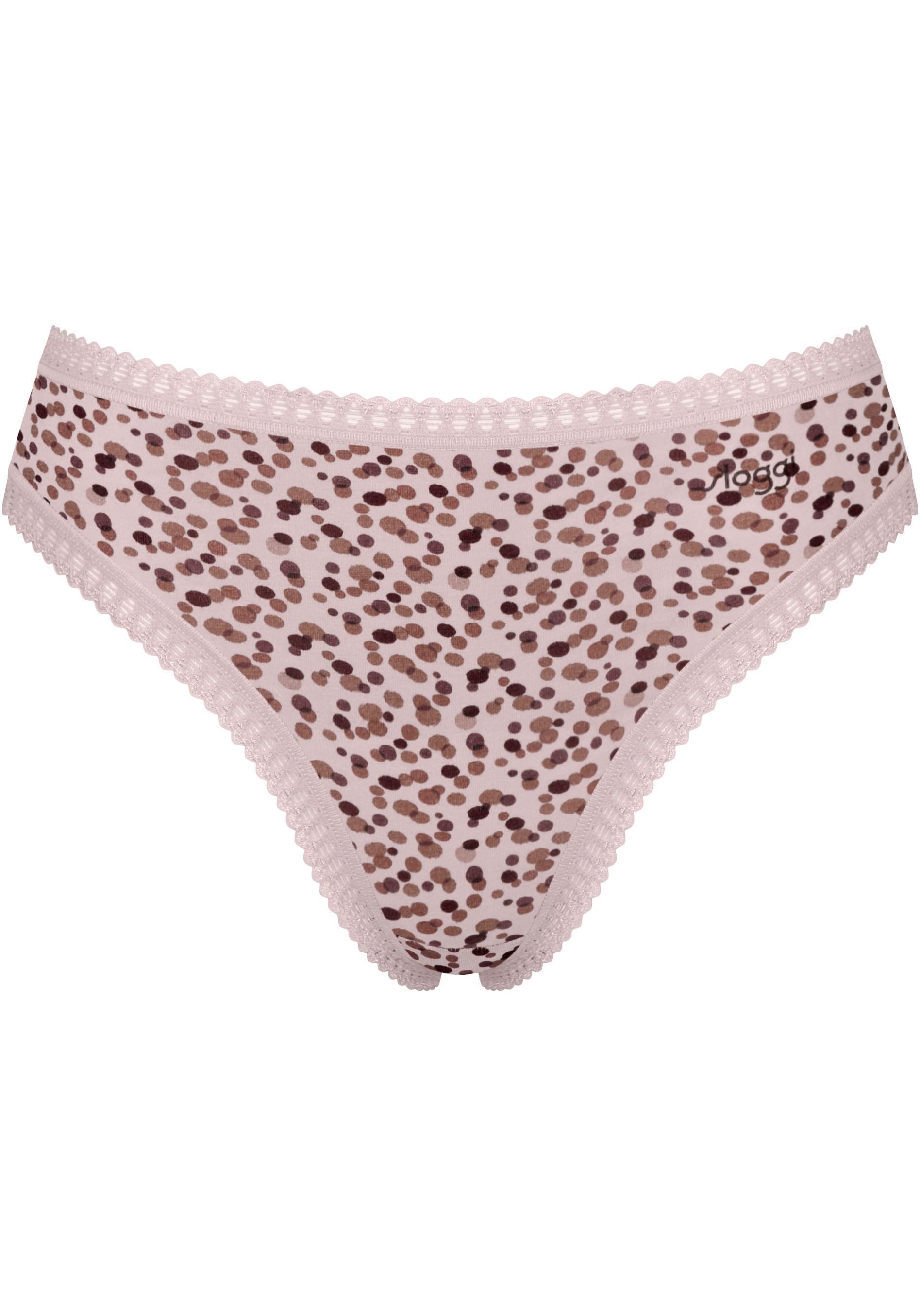 sloggi Slip »GO Crush High leg C3P«, (3er Pack), mit Spitzendetails