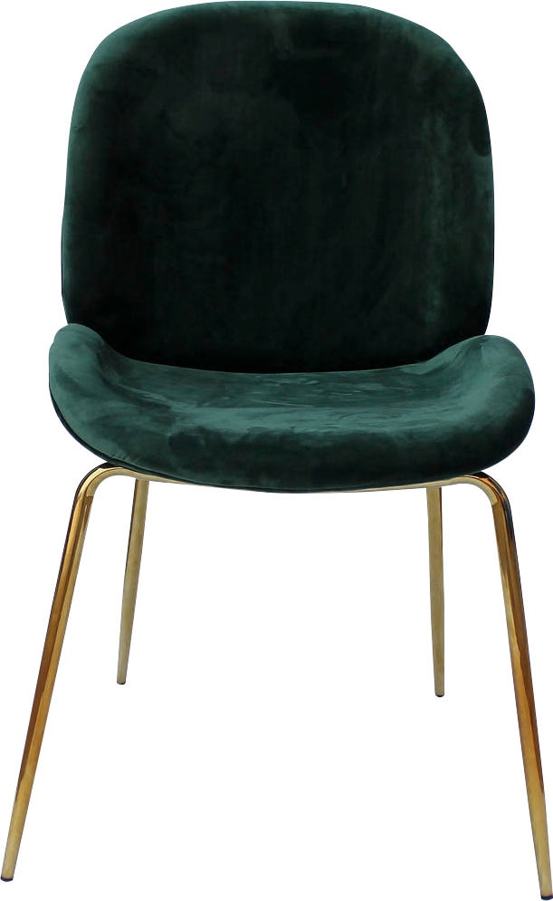 Kayoom Stuhl »Charlize 110 2er-Set, TOPSELLER! Esszimmerstühle,moderne Optik«, (Set), 2 St., Samtstoff, samtweicher Bezug, bequem, zeitlos, moderne Optik