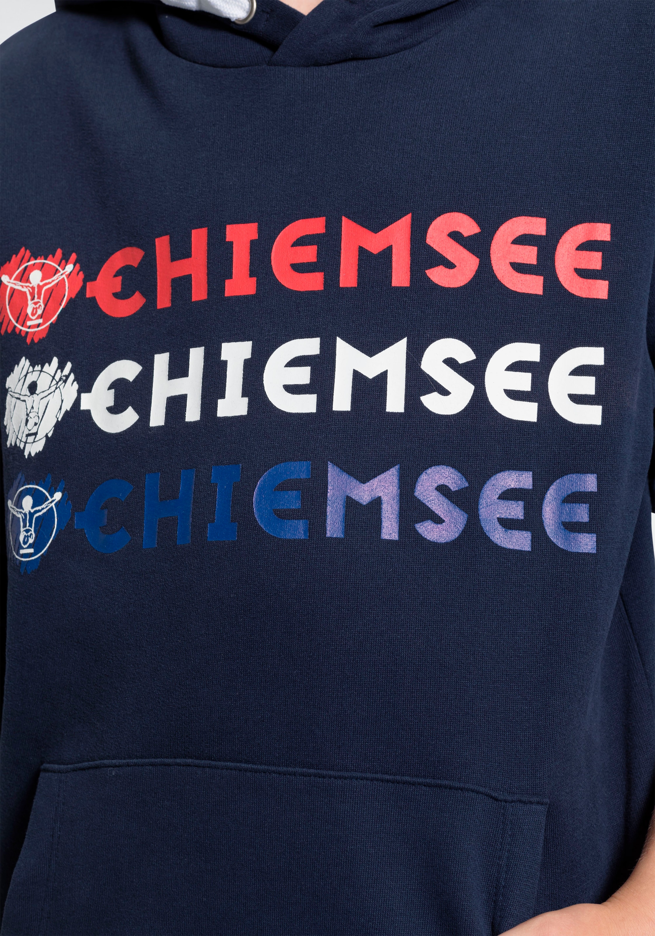 Chiemsee : T-shirt en sweat à capuche
