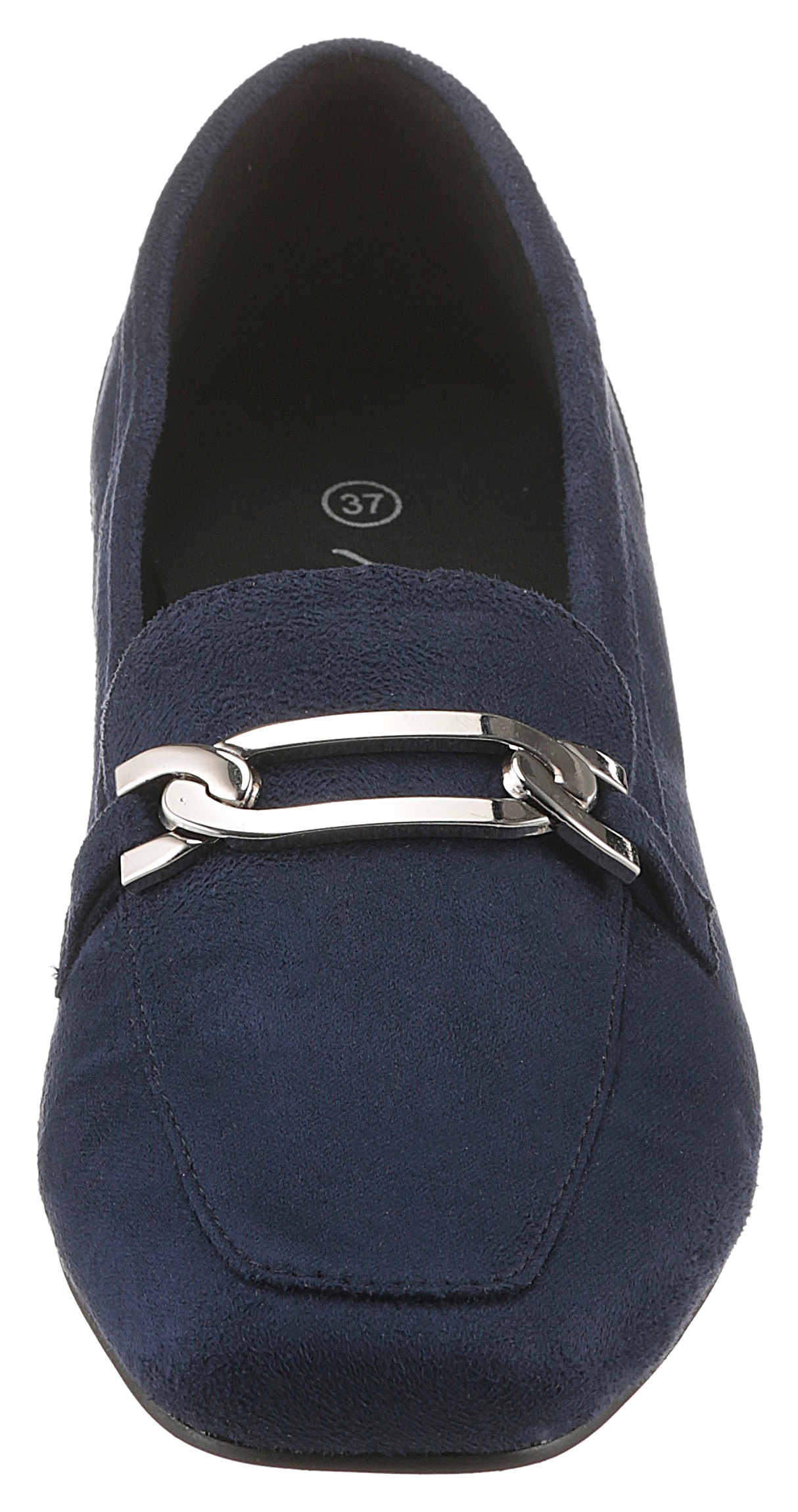 Aniston SHOES Loafer, Slipper, Schlupfschuh, Flat, Schmuckspange - NEUE KOLLEKTION